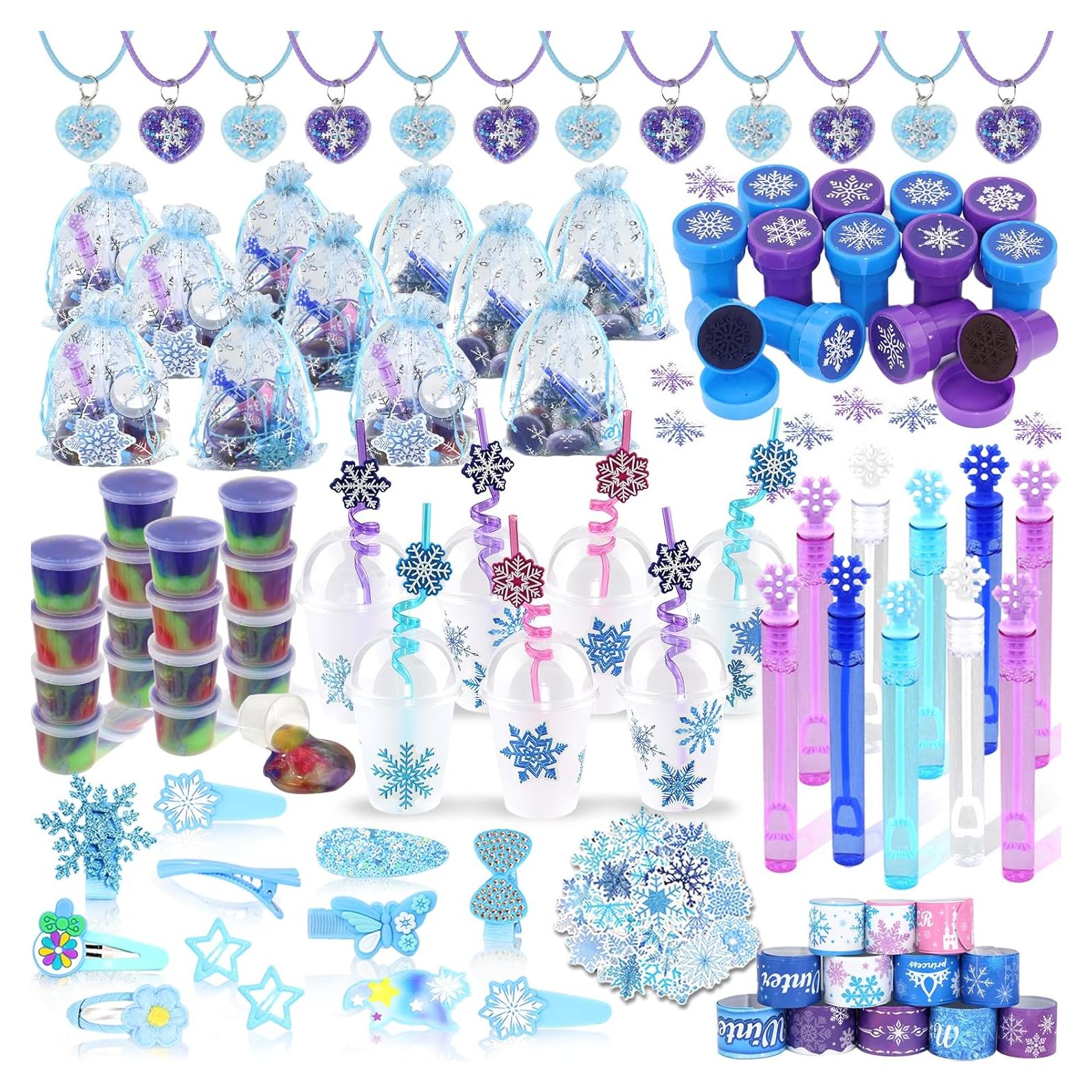 Set de Suministros de Fiesta Princesa Copo de Nieve 170 Piezas