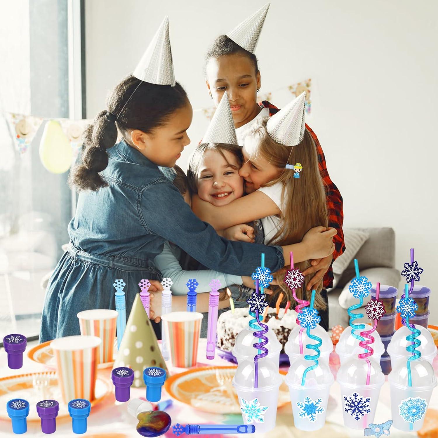 Set de Suministros de Fiesta Princesa Copo de Nieve 170 Piezas