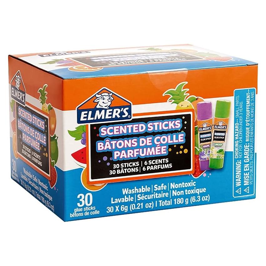 Pegamento Aromatizado Elmer's 30 Unidades 6 Aromas Lavable