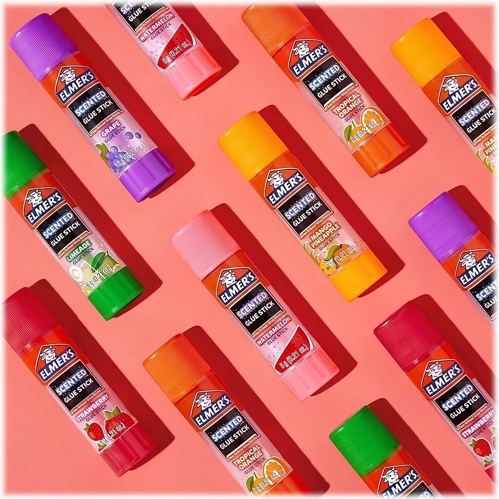 Pegamento Aromatizado Elmer's 30 Unidades 6 Aromas Lavable