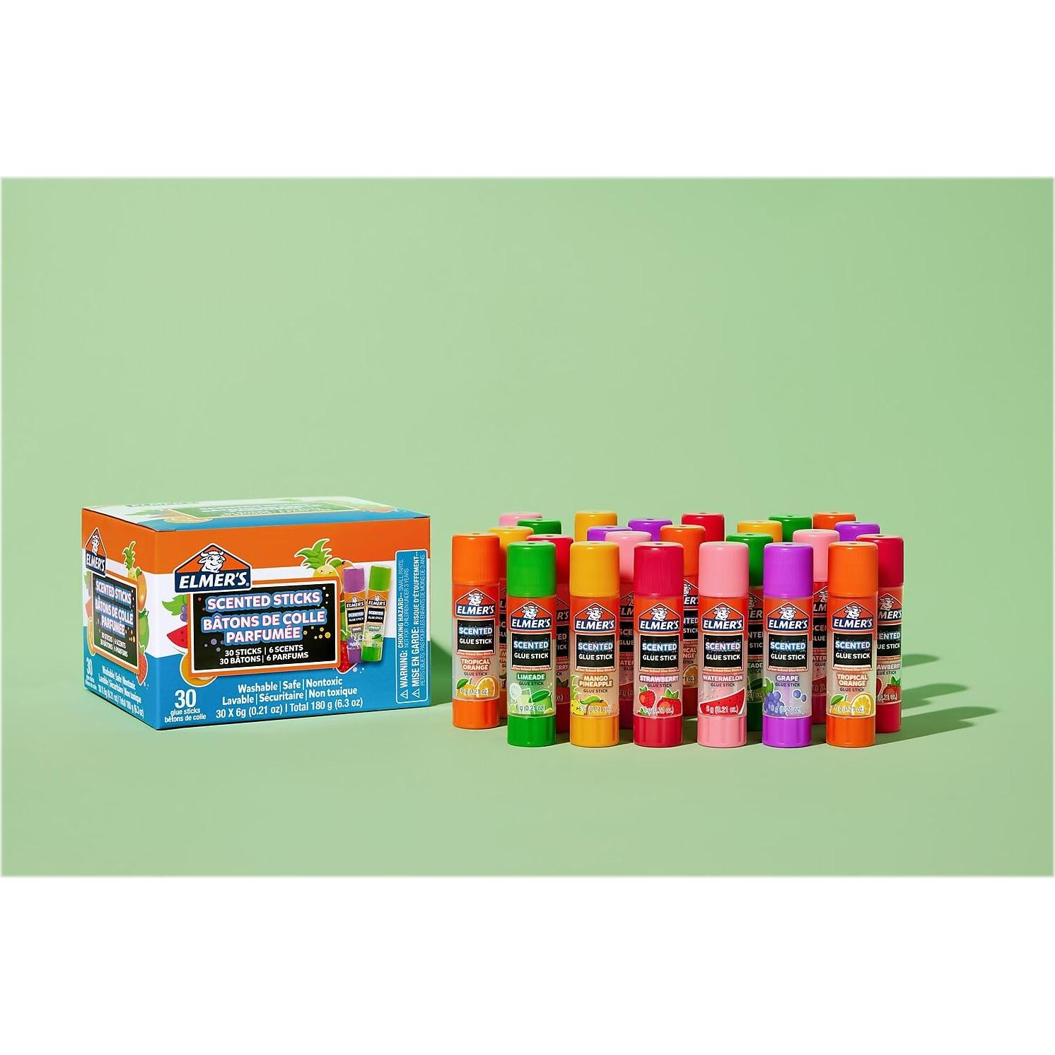 Pegamento Aromatizado Elmer's 30 Unidades 6 Aromas Lavable