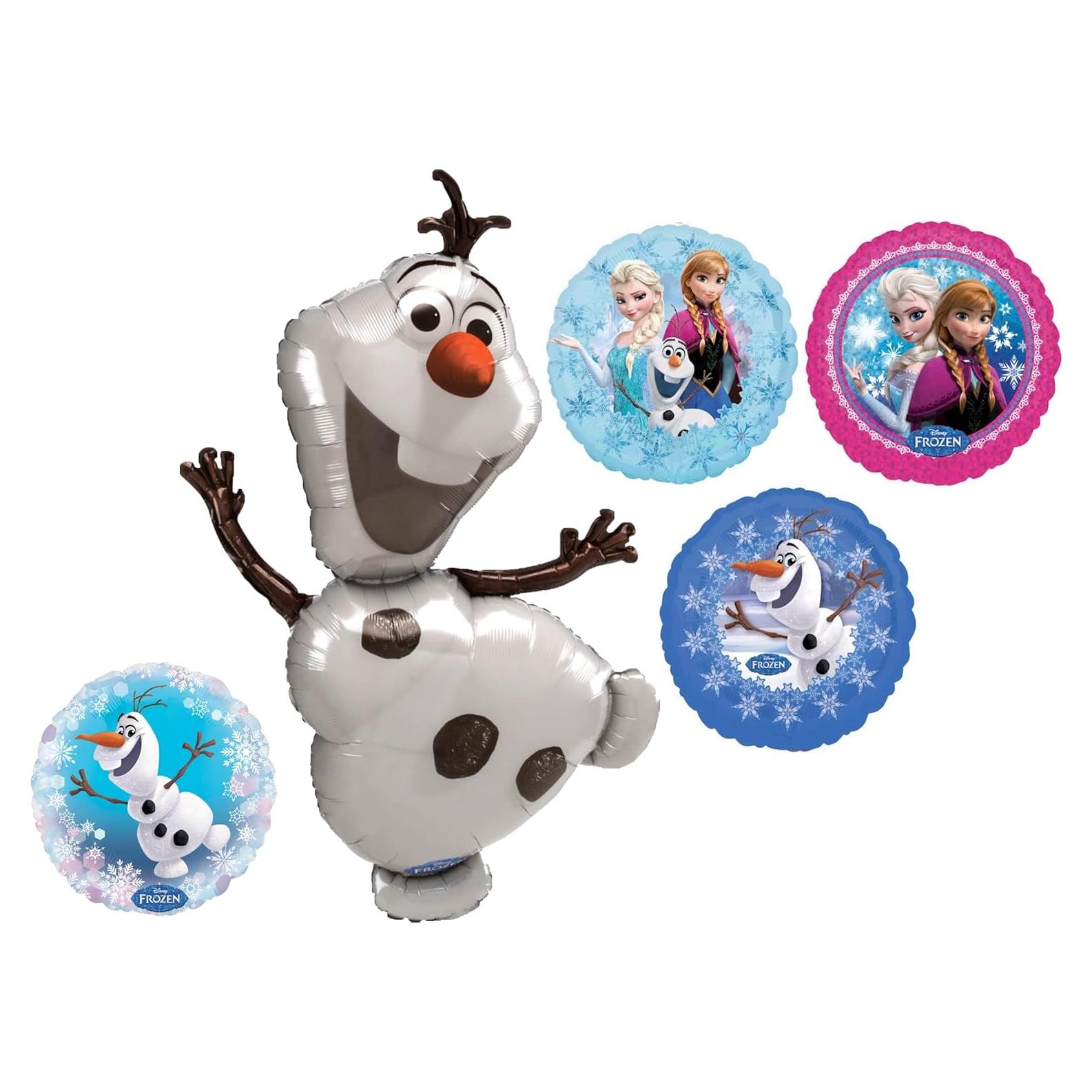 Ramo de Globos de Cumpleaños Frozen Anagram 5 Piezas