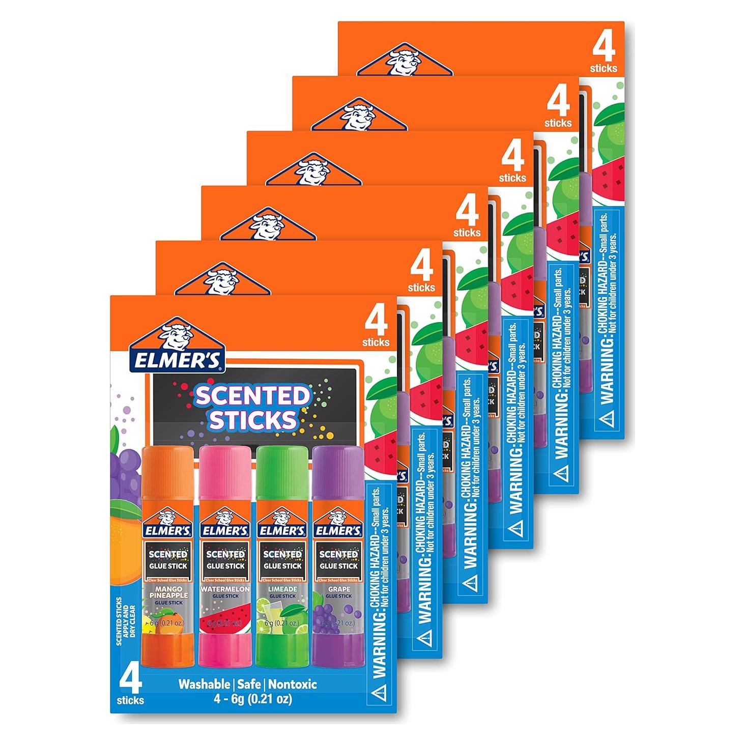 Pegamento en barra Elmer 24 unidades aromatizado