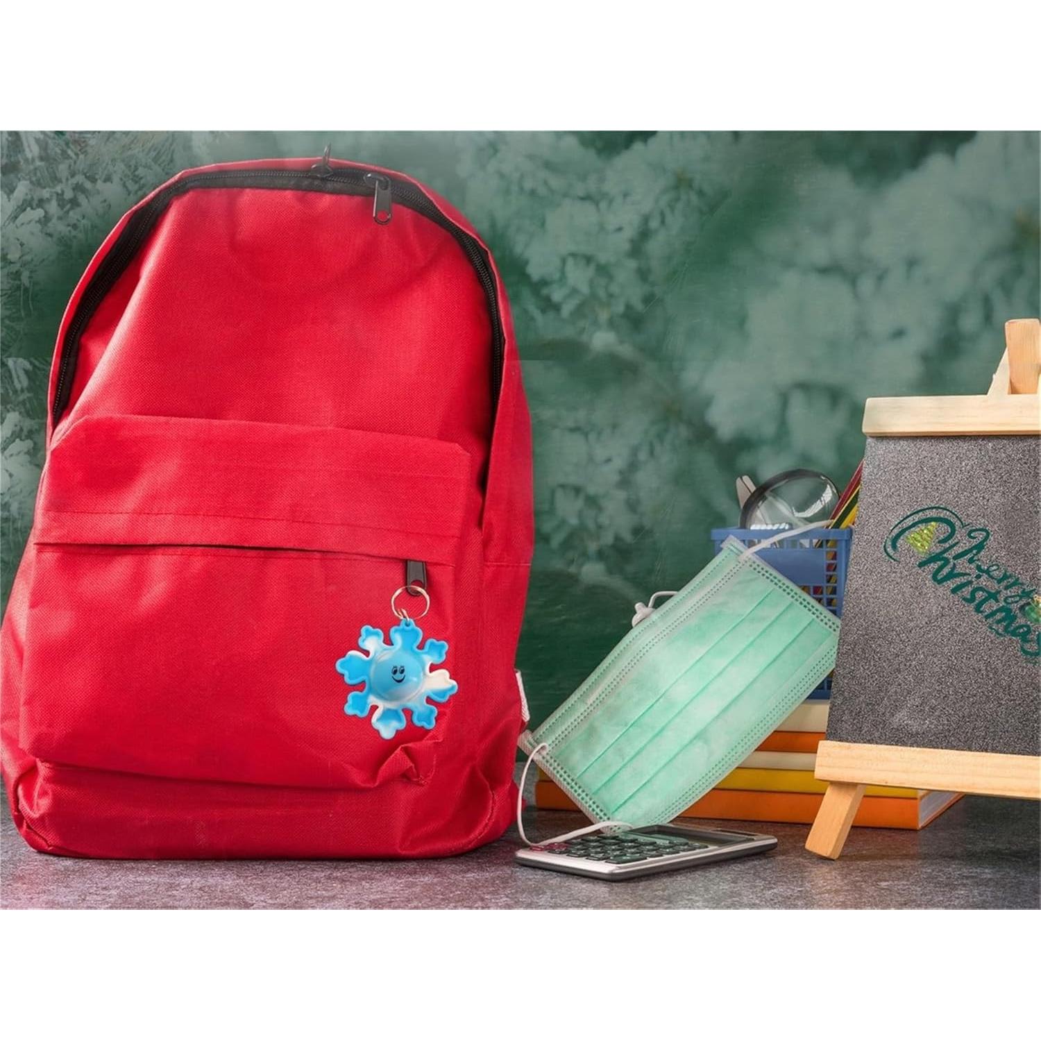 24 Mini Pop Fidget Copo de Nieve Roaqua para Niños - Regalos de Fiesta