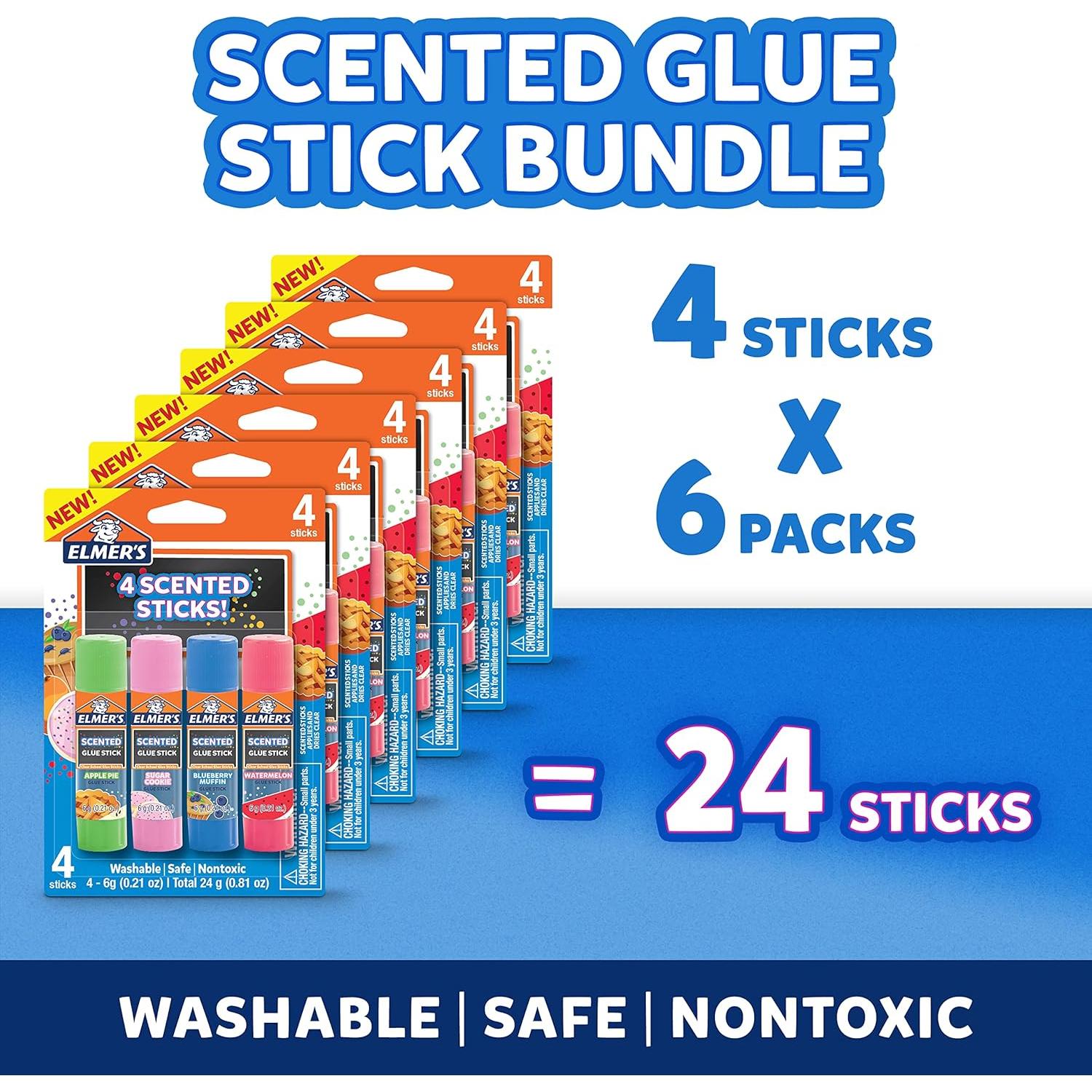 Pegatinas Aromáticas Elmer 24 Piezas Lavables y Seguras