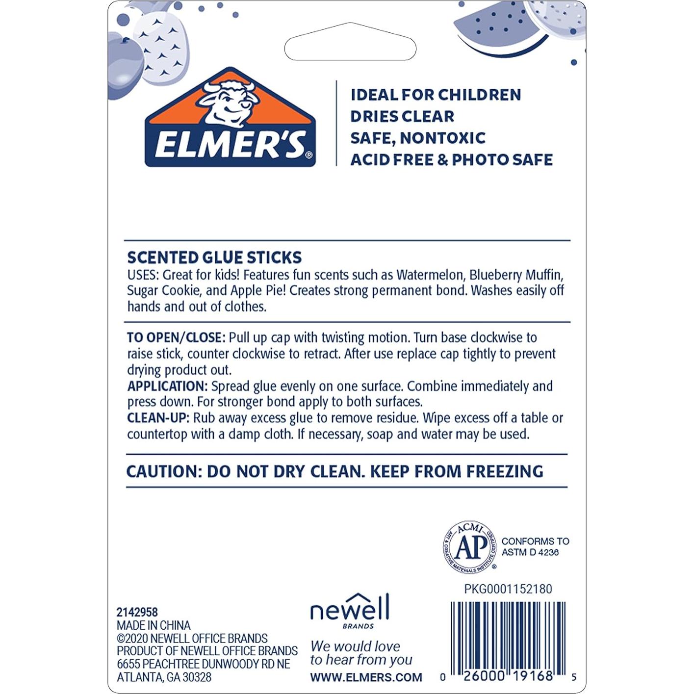 Pegatinas Aromáticas Elmer 24 Piezas Lavables y Seguras