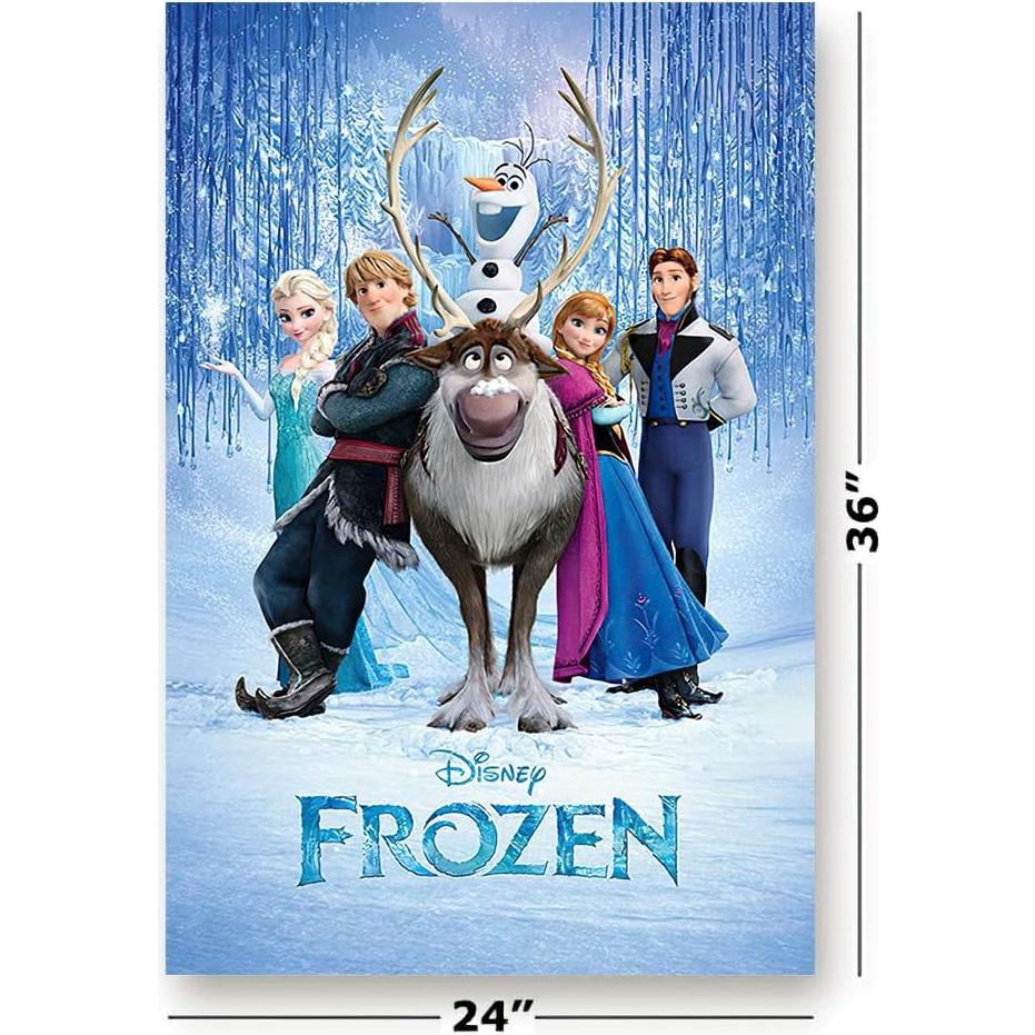 Póster de Película Disney Frozen El Reparto 61x91 cm