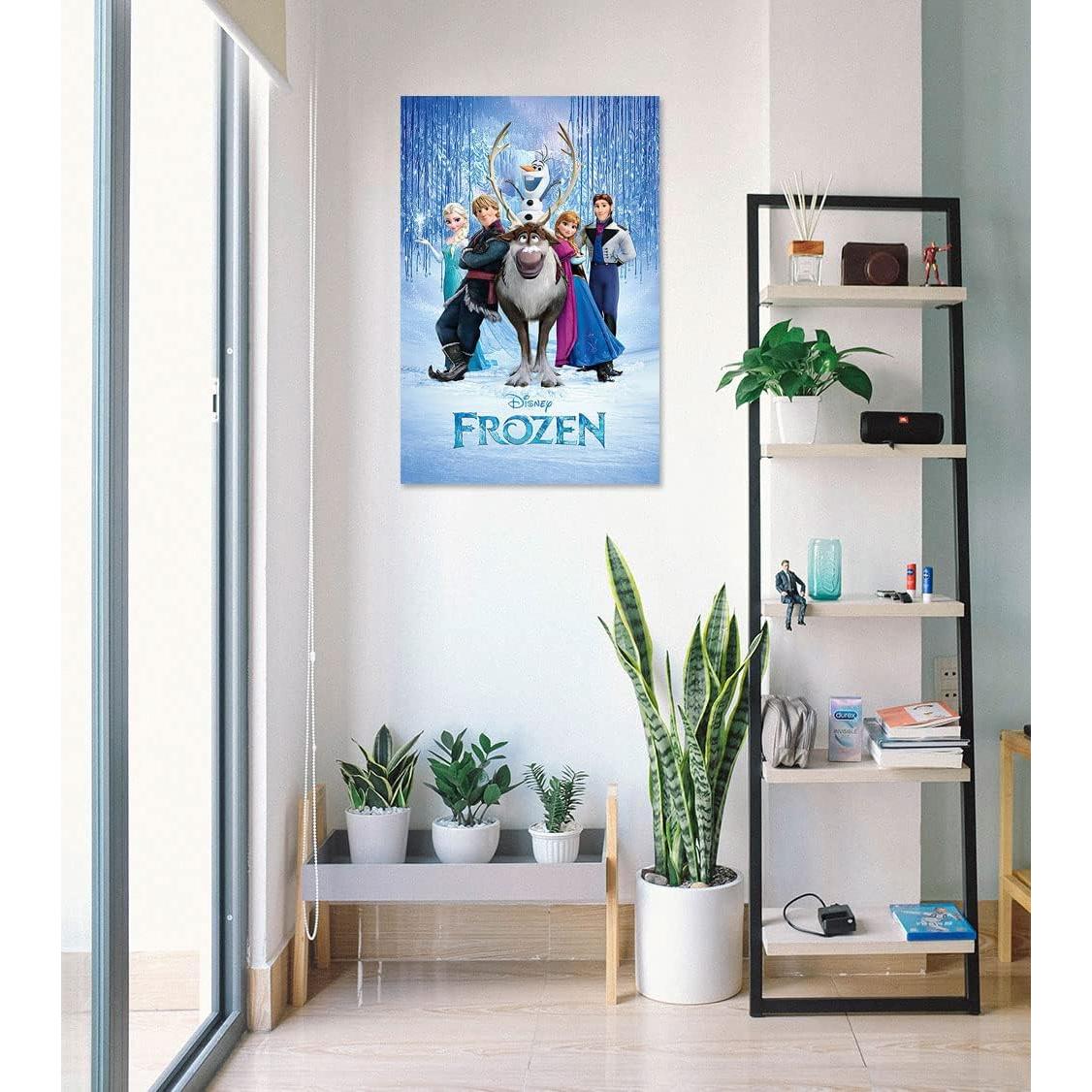 Póster de Película Disney Frozen El Reparto 61x91 cm