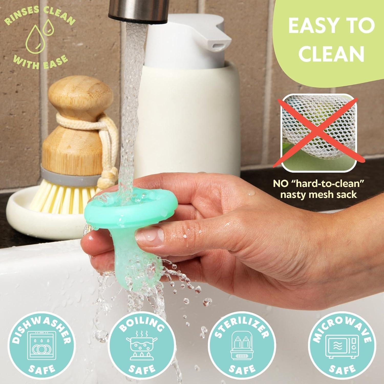 Alimentador y Mordedor Vesta Baby Conejo Turquesa 2 Tamaños