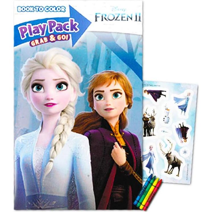 Conjunto de Pintura con Agua Disney Frozen - Libro Deluxe y Stickers