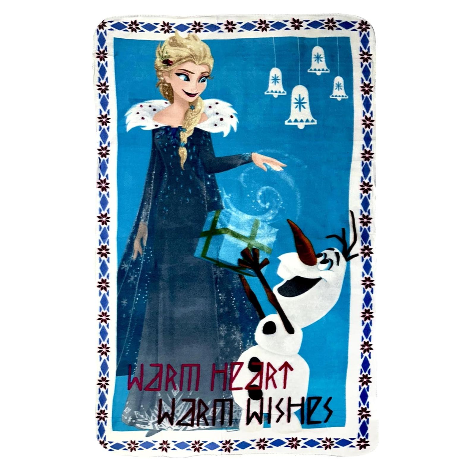 Manta de Forro Polar Disney Frozen 2 - Elsa y Anna 100x150cm