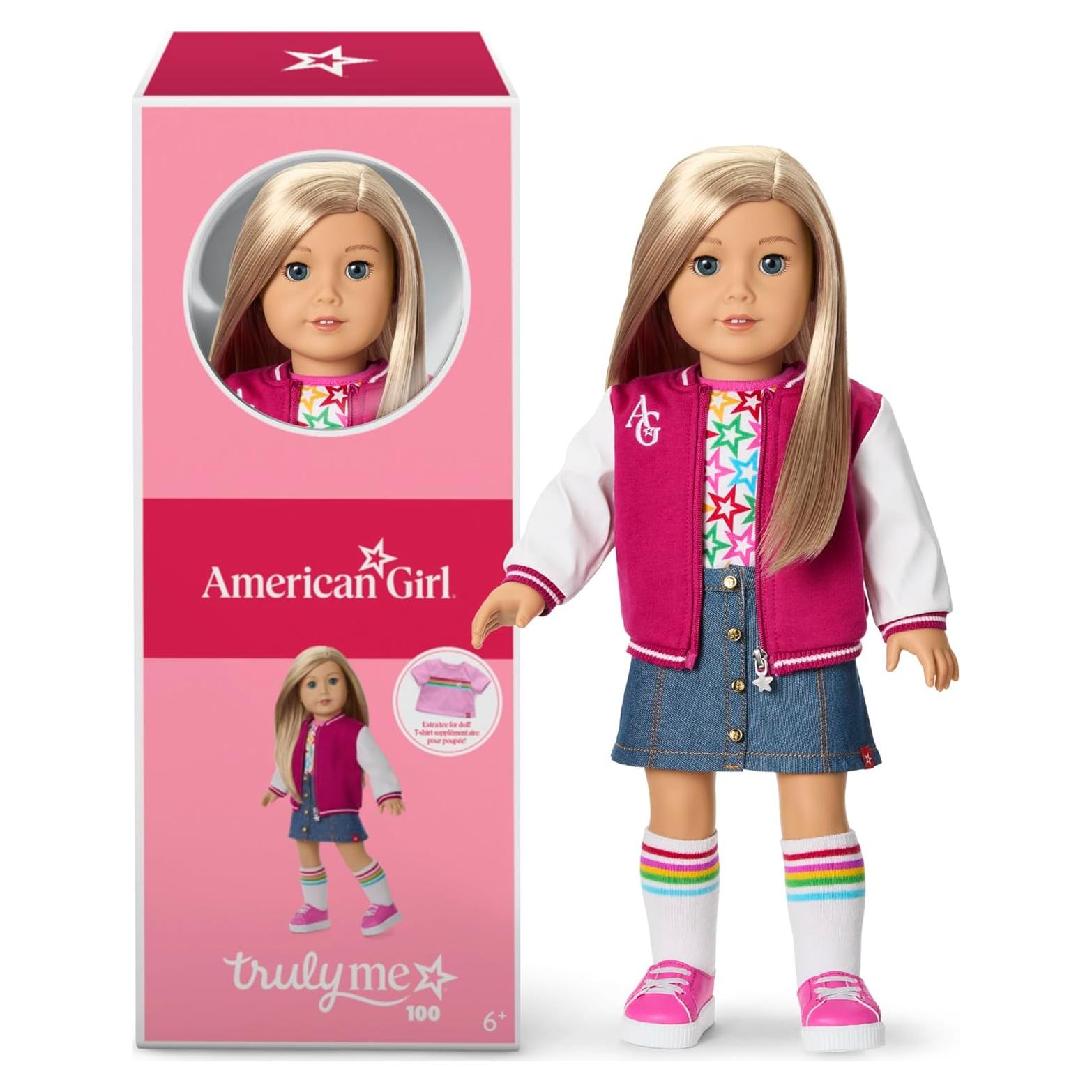 Muñeca Truly Me Chica Americana 18" Rubia Ojos Azules