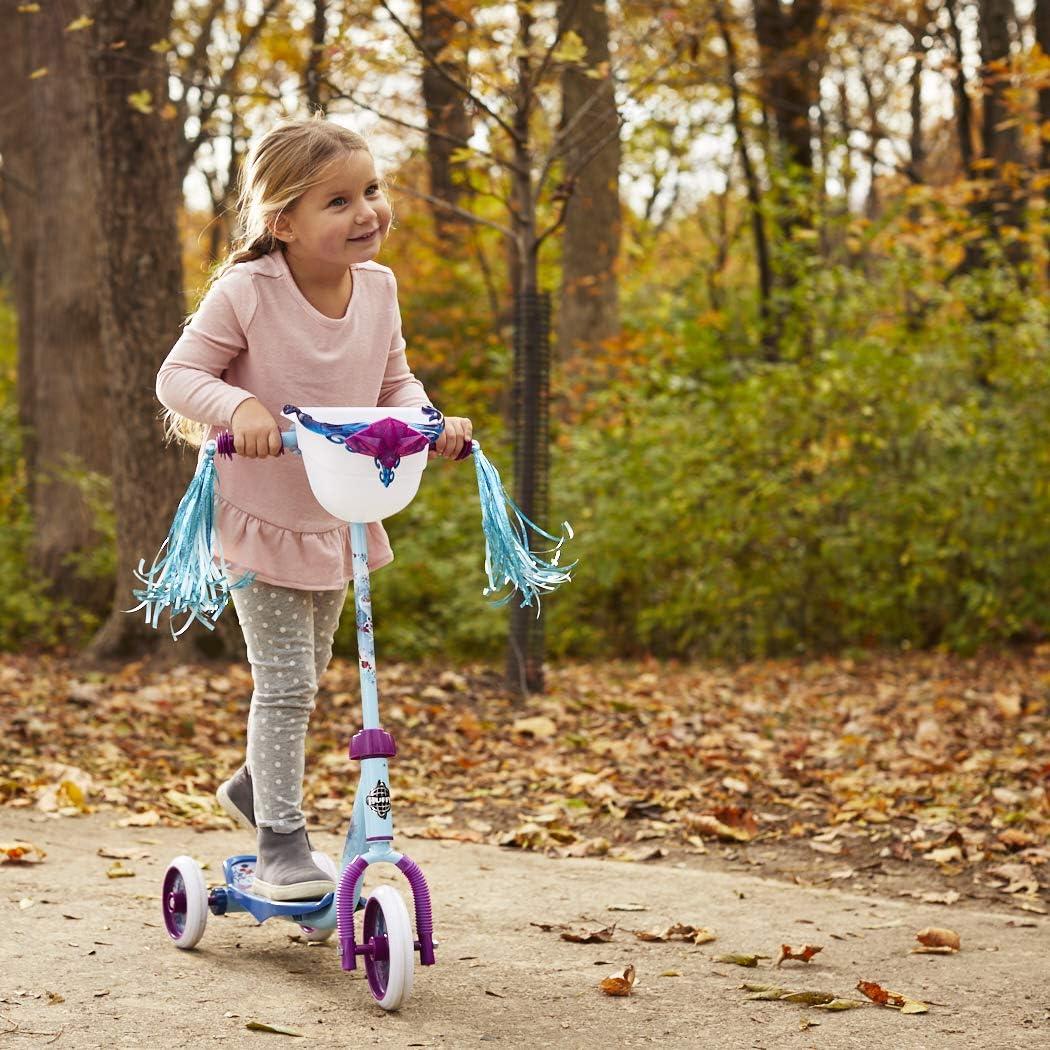 Scooter Huffy Frozen 2 para Niños + 40 Platos de Papel Disney