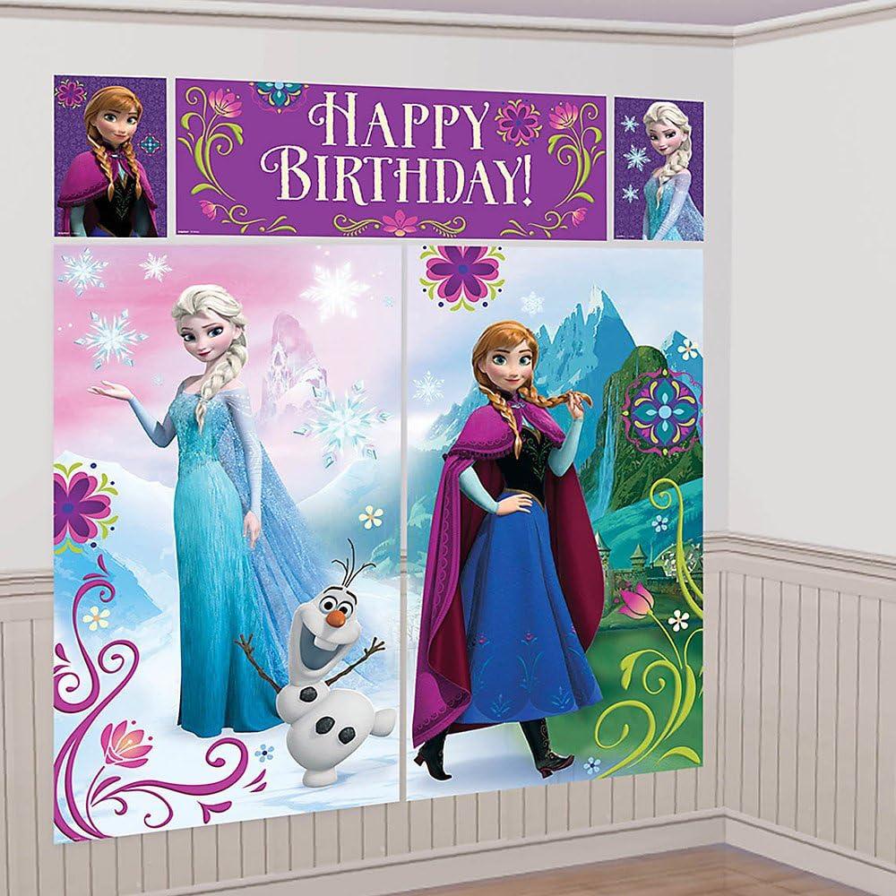 Kit de Decoración de Pared Disney Frozen - Suministros Fiesta