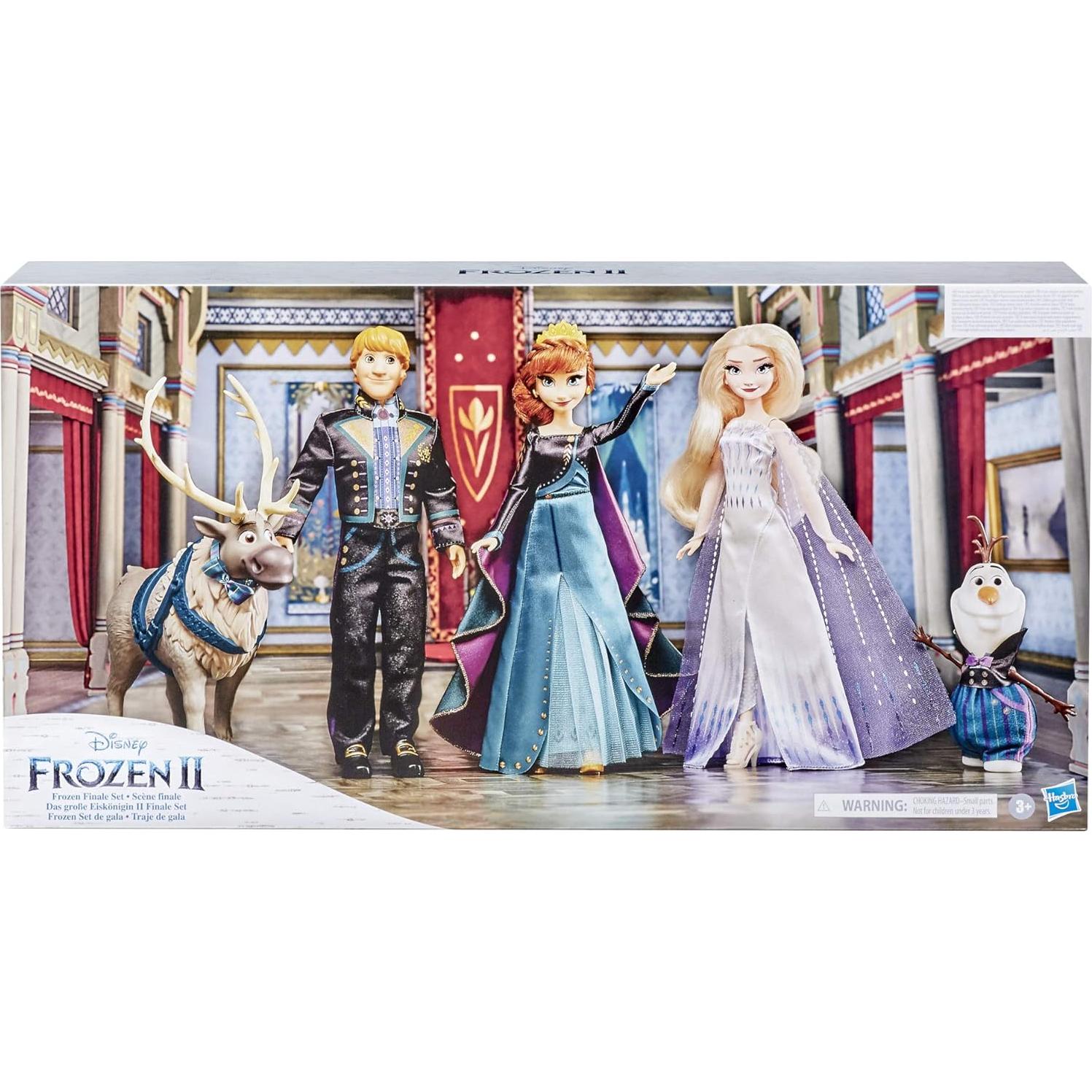 Conjunto de Muñecas Frozen 2 Disney - Anna, Elsa, Kristoff, Olaf y Sven