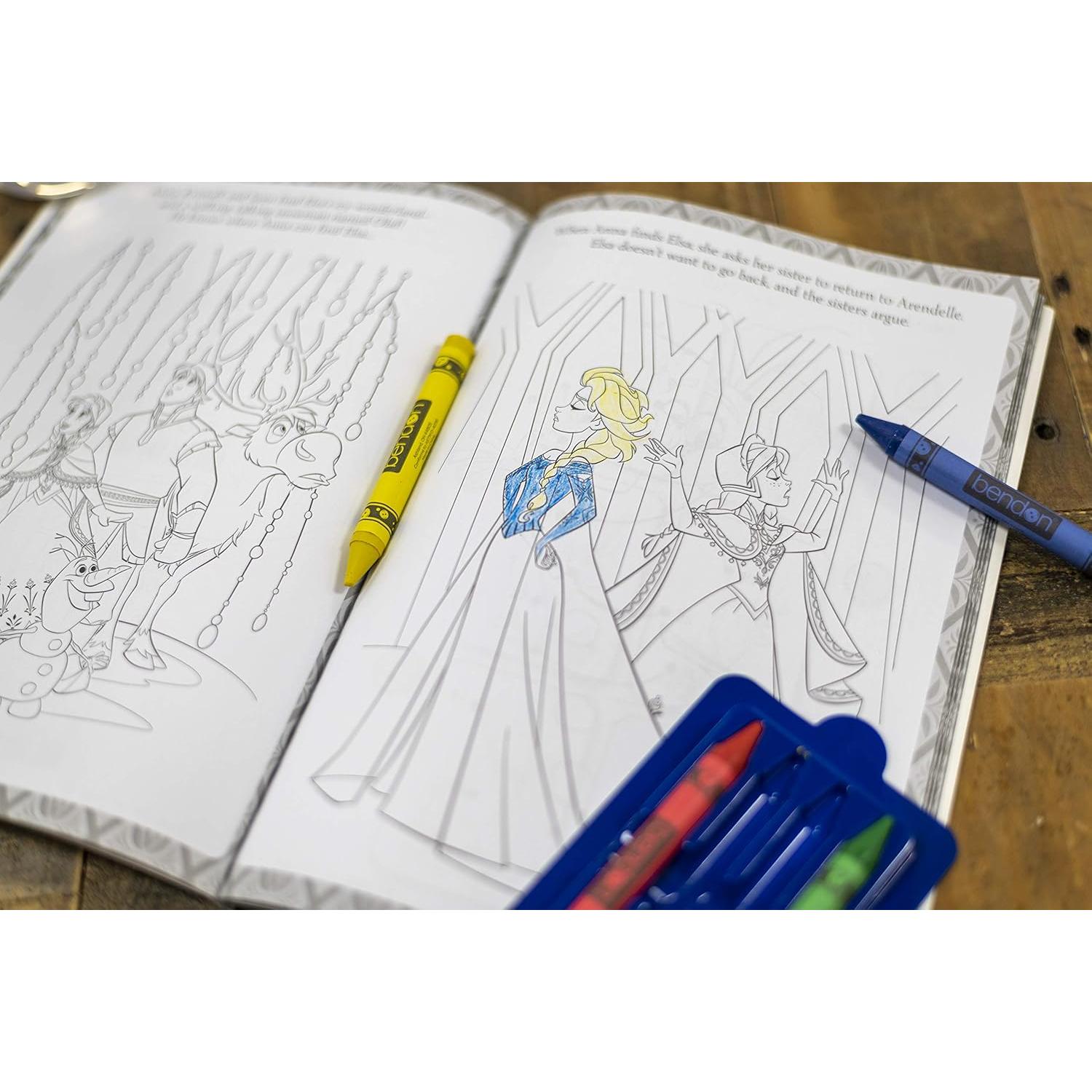 Libro de Colorear Frozen 2 Bendon con 6 Marcadores 32 Páginas