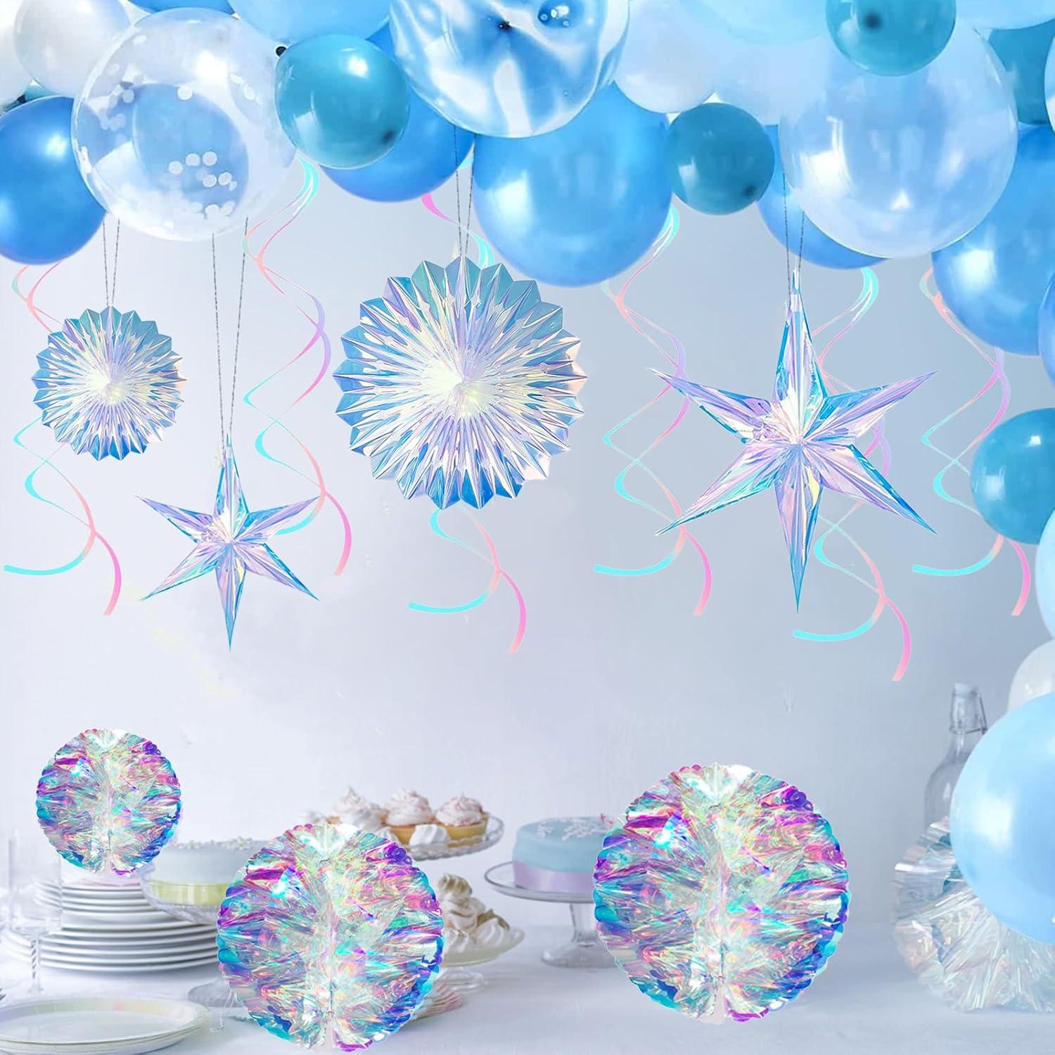 Juego de Decoración Iridiscente 12 Pcs Licidecopai para Fiesta