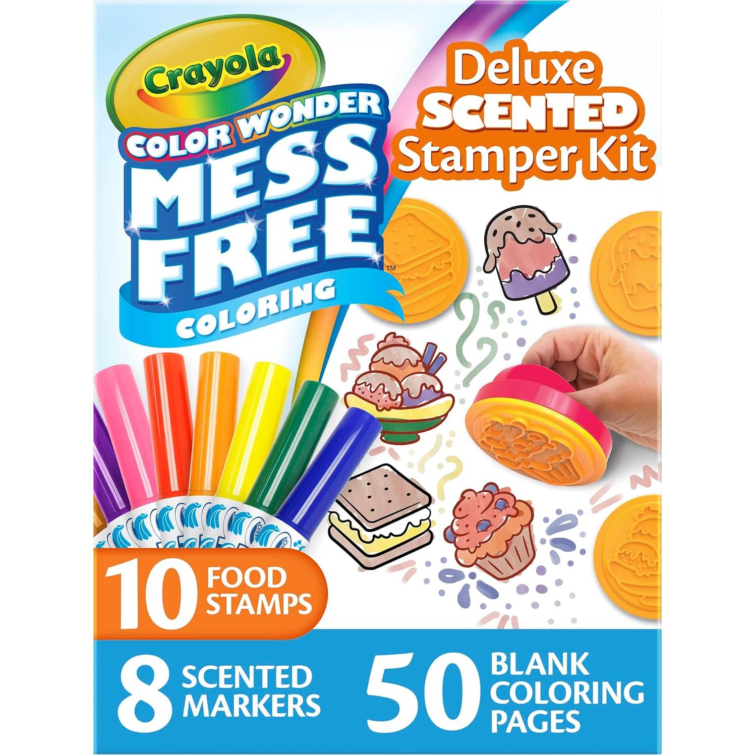 Conjunto Crayola Color Wonder 50 Páginas y Sellos Aromatizados