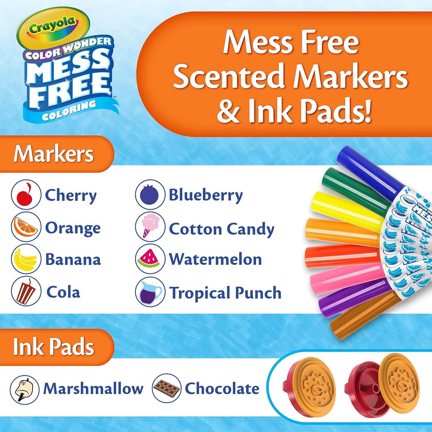 Conjunto Crayola Color Wonder 50 Páginas y Sellos Aromatizados