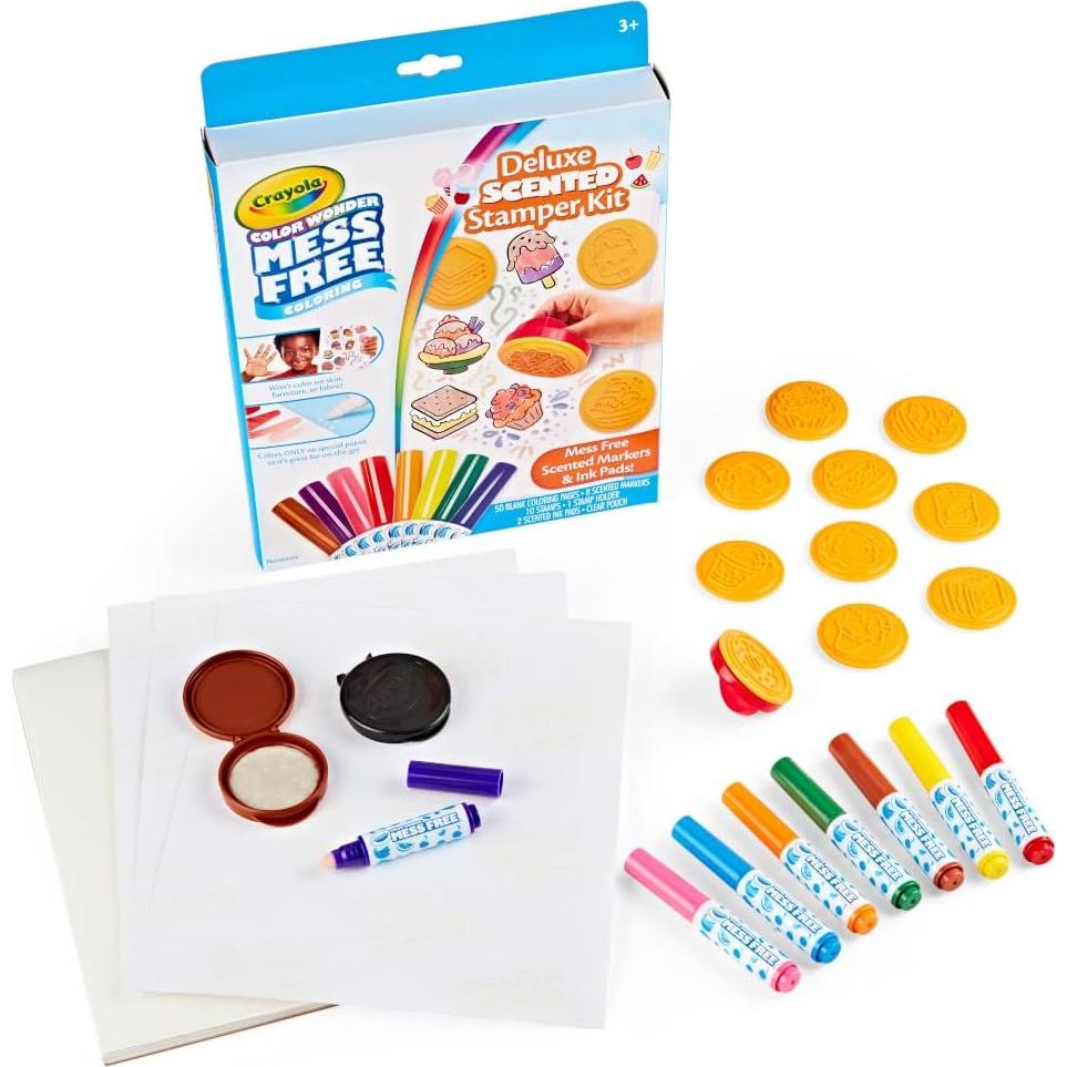 Conjunto Crayola Color Wonder 50 Páginas y Sellos Aromatizados