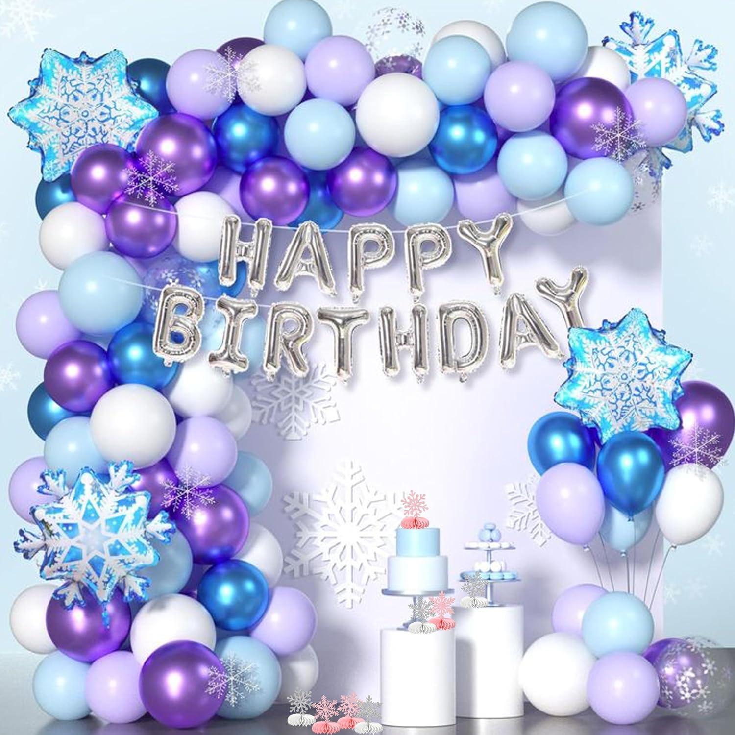 Centros de Mesa Copo de Nieve en Panal Rsstarxi - 12 Piezas