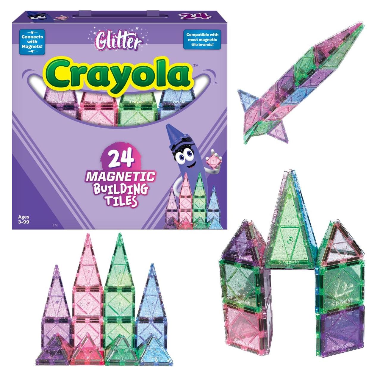 Azulejos Magnéticos Crayola Brillantes 24 Piezas para Niños