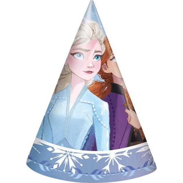 Suministros Fiesta Cumpleaños Disney Frozen Unique 8 Sombreros