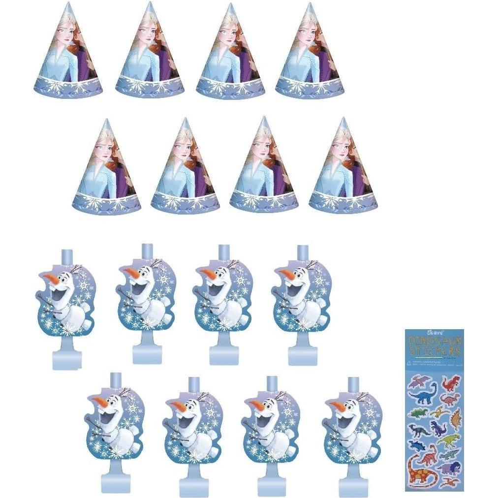 Suministros Fiesta Cumpleaños Disney Frozen Unique 8 Sombreros