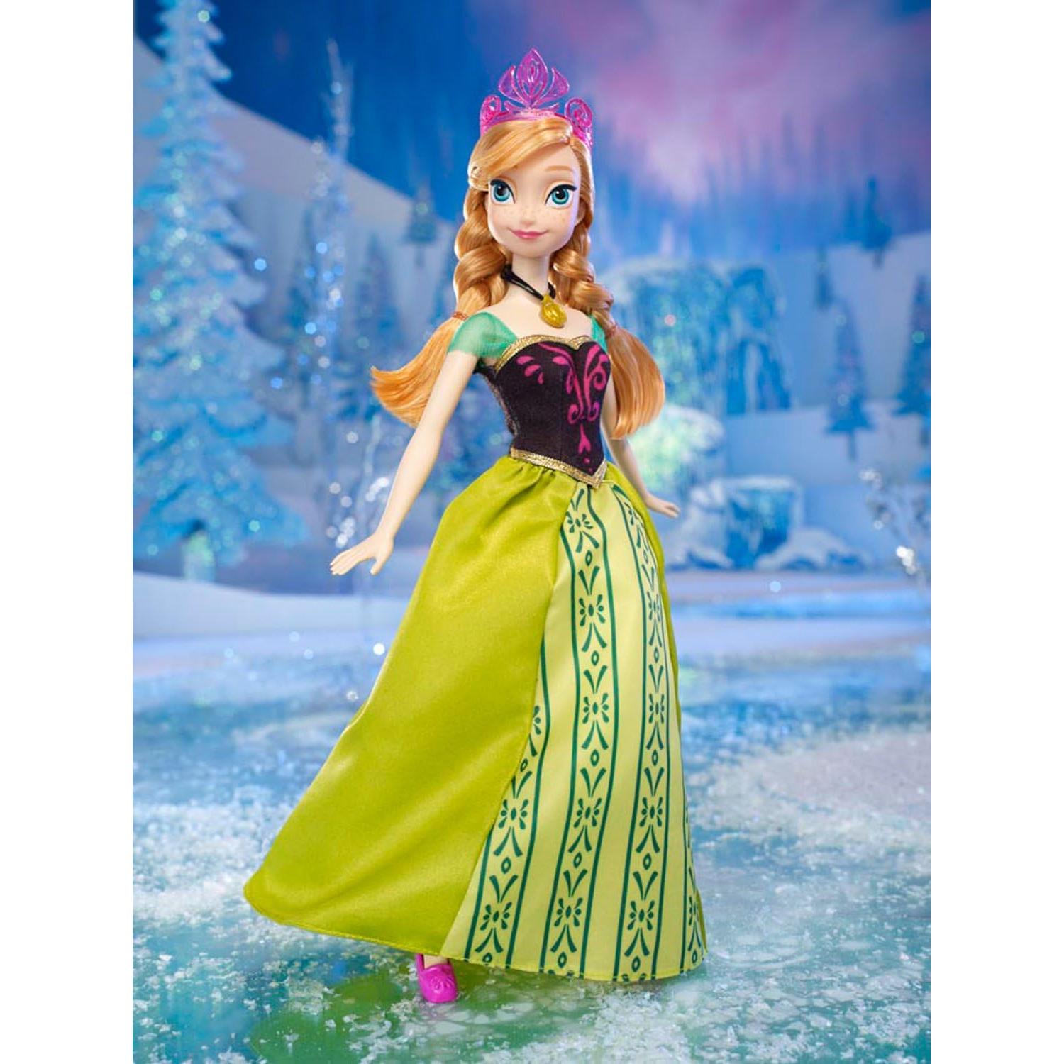 Muñeca de Moda Anna Cambio de Color Disney Frozen Mattel