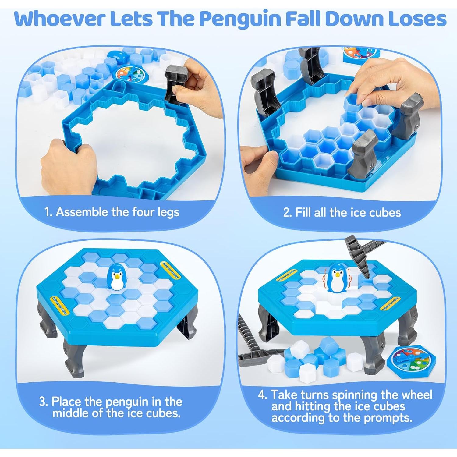 Juego de Mesa Trampa de Pingüino SS - Rompe Hielo Familiar