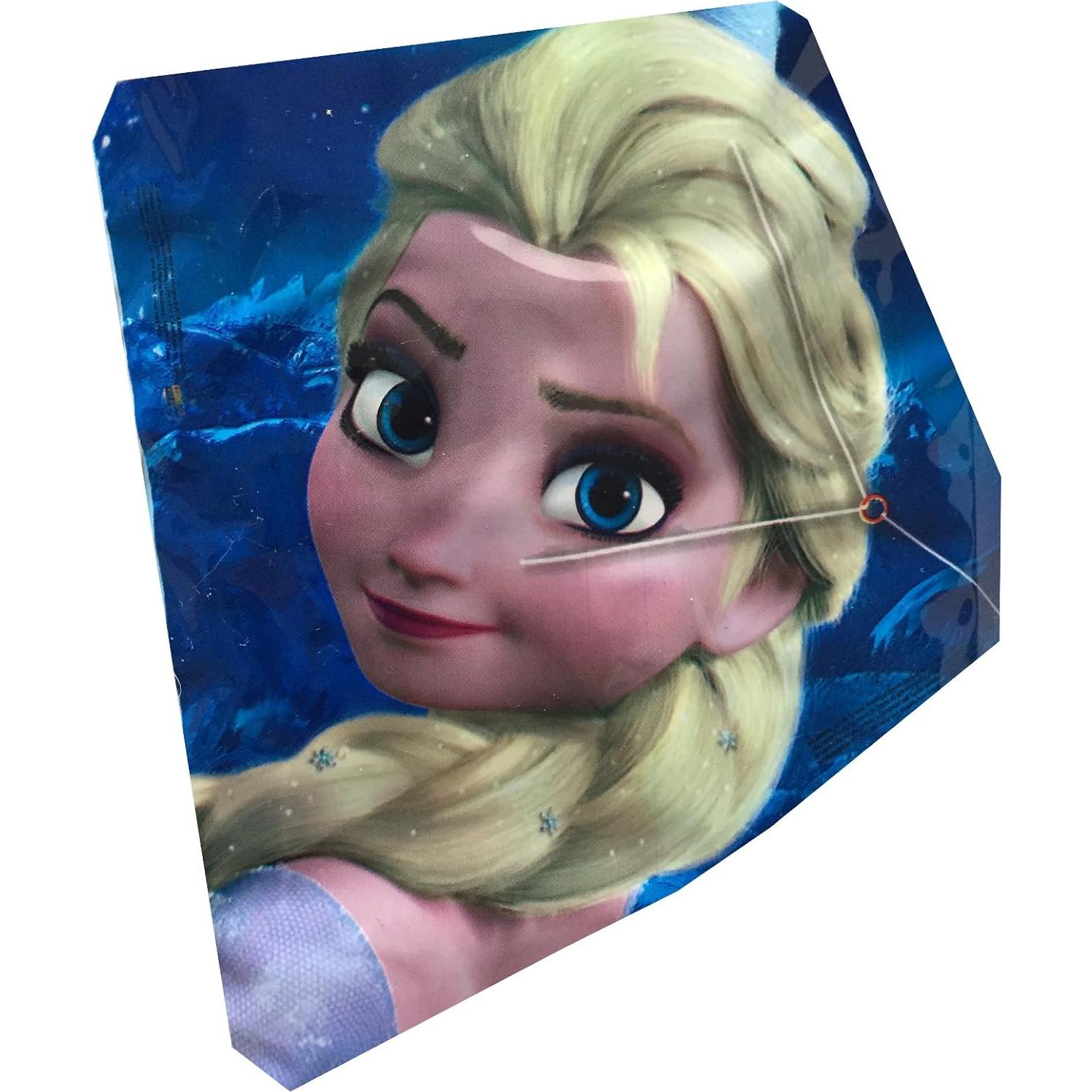 Cometa de Elsa Frozen 58.4x55.9 cm con Mango de Plástico