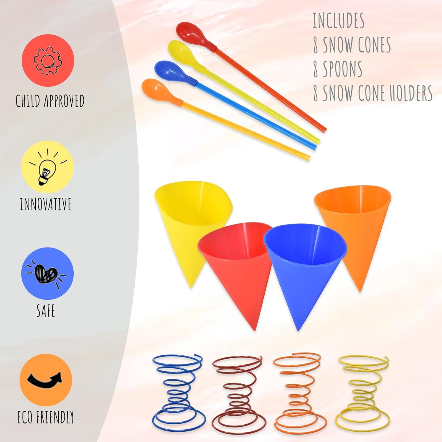 Juego de Tazas de Silicona Reutilizables Gift Boutique 8 Pack 207 ml