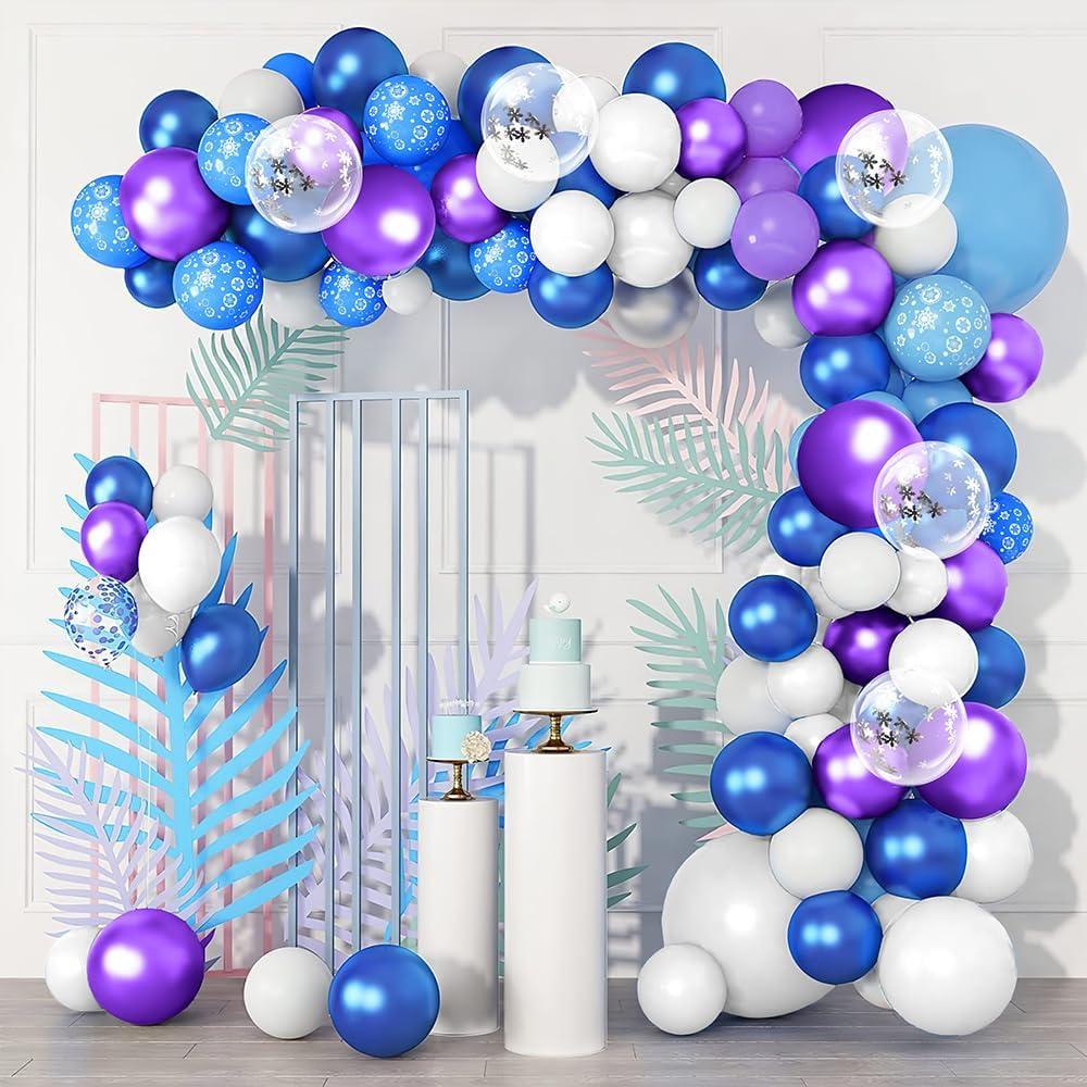 Kit de Globos Congelados 60 Pcs 30 cm Deovige - Fiesta Invierno