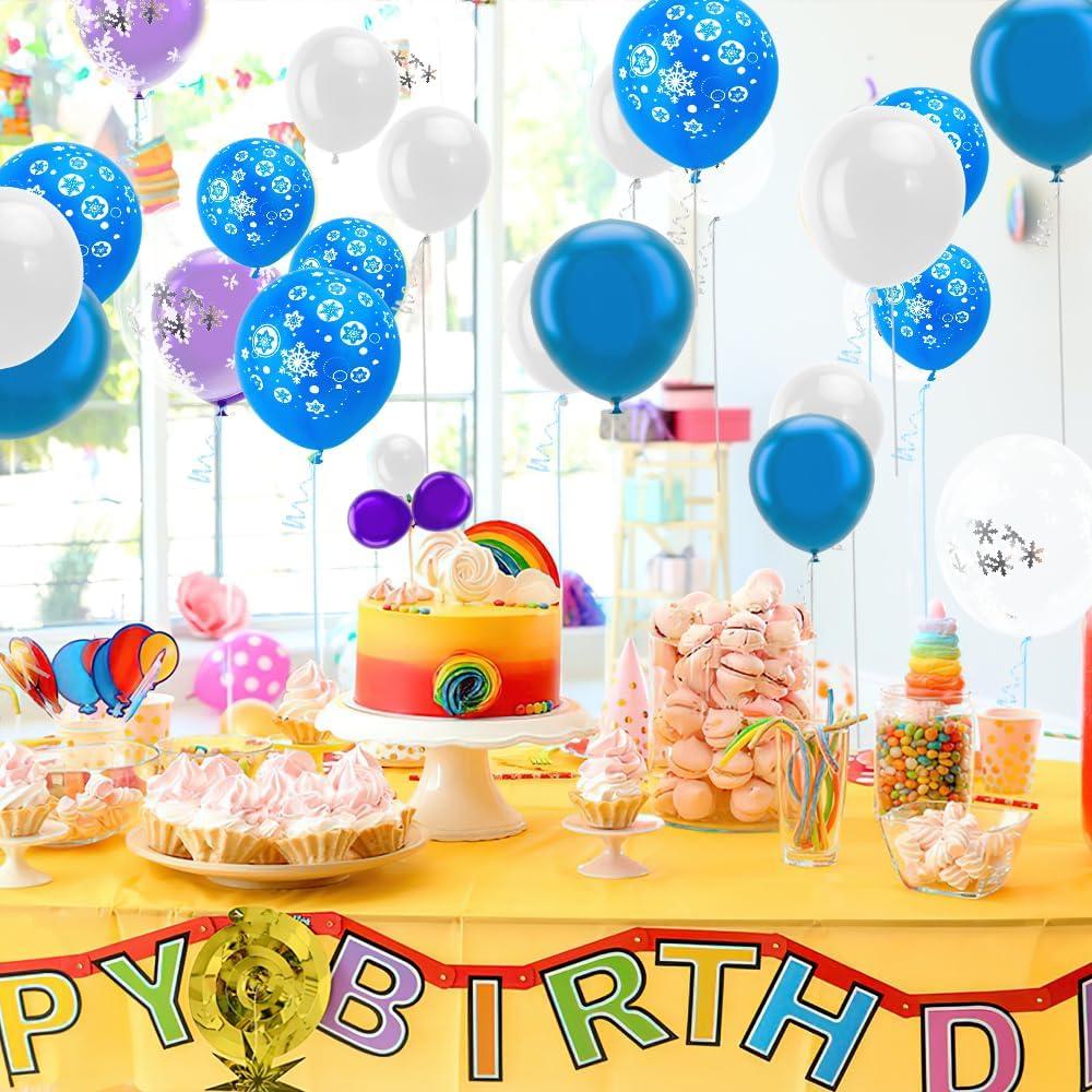 Kit de Globos Congelados 60 Pcs 30 cm Deovige - Fiesta Invierno