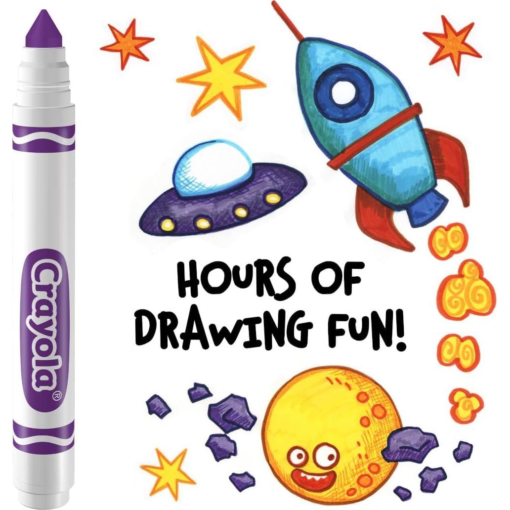 Marcadores Lavables Crayola Violeta 12 Piezas Anchas