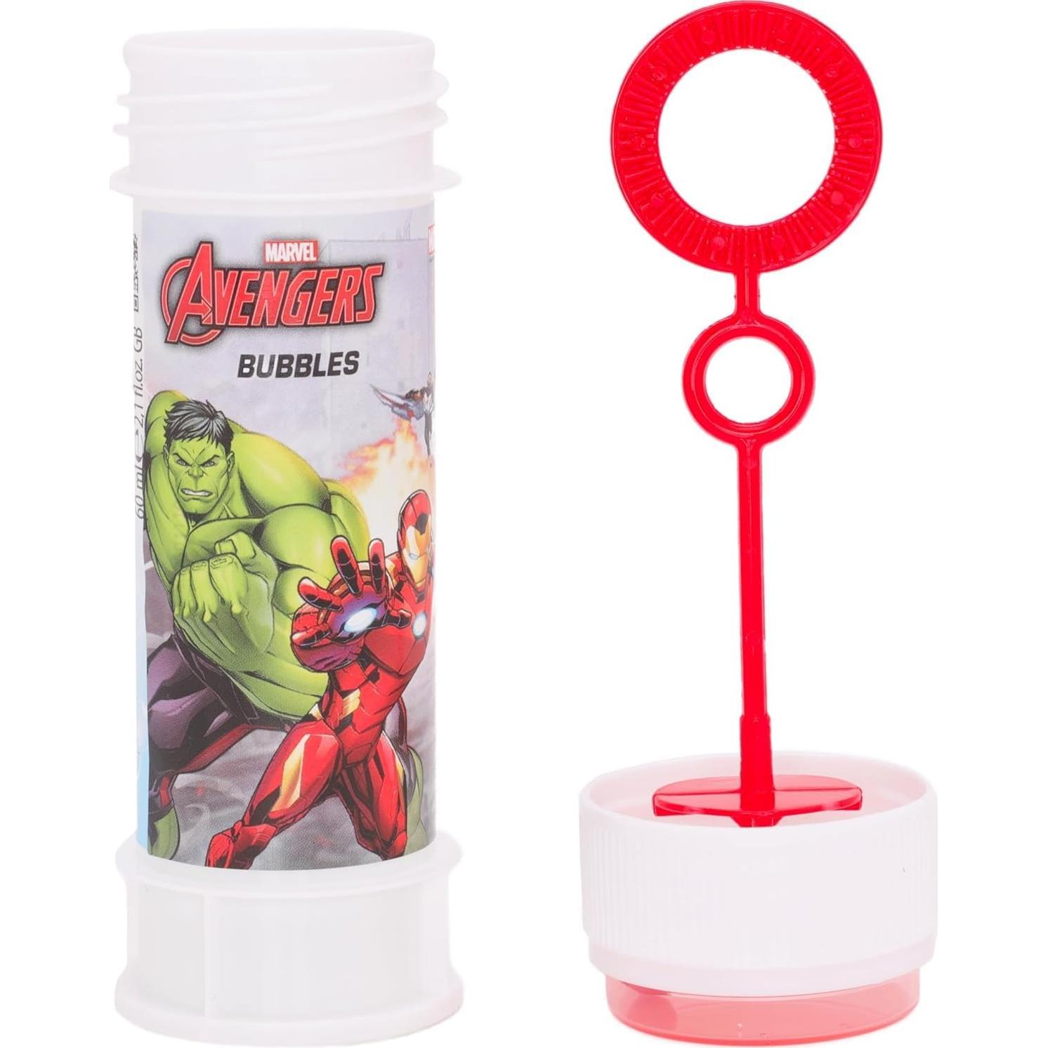 Paquete de 12 Burbujas Avengers Toyland® - 59 ml c/u