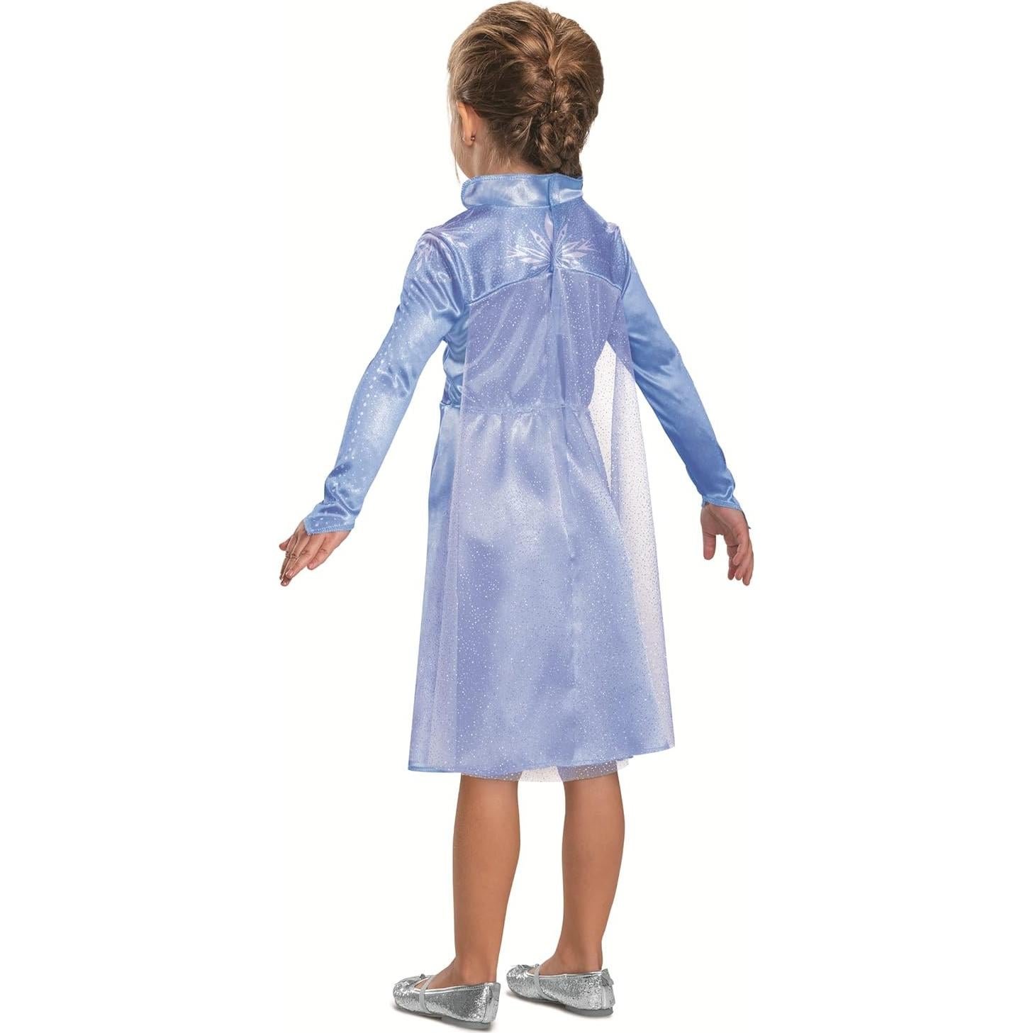 Disfraz Disney Elsa Frozen 2 Clásico Niña 4-6 Años Azul