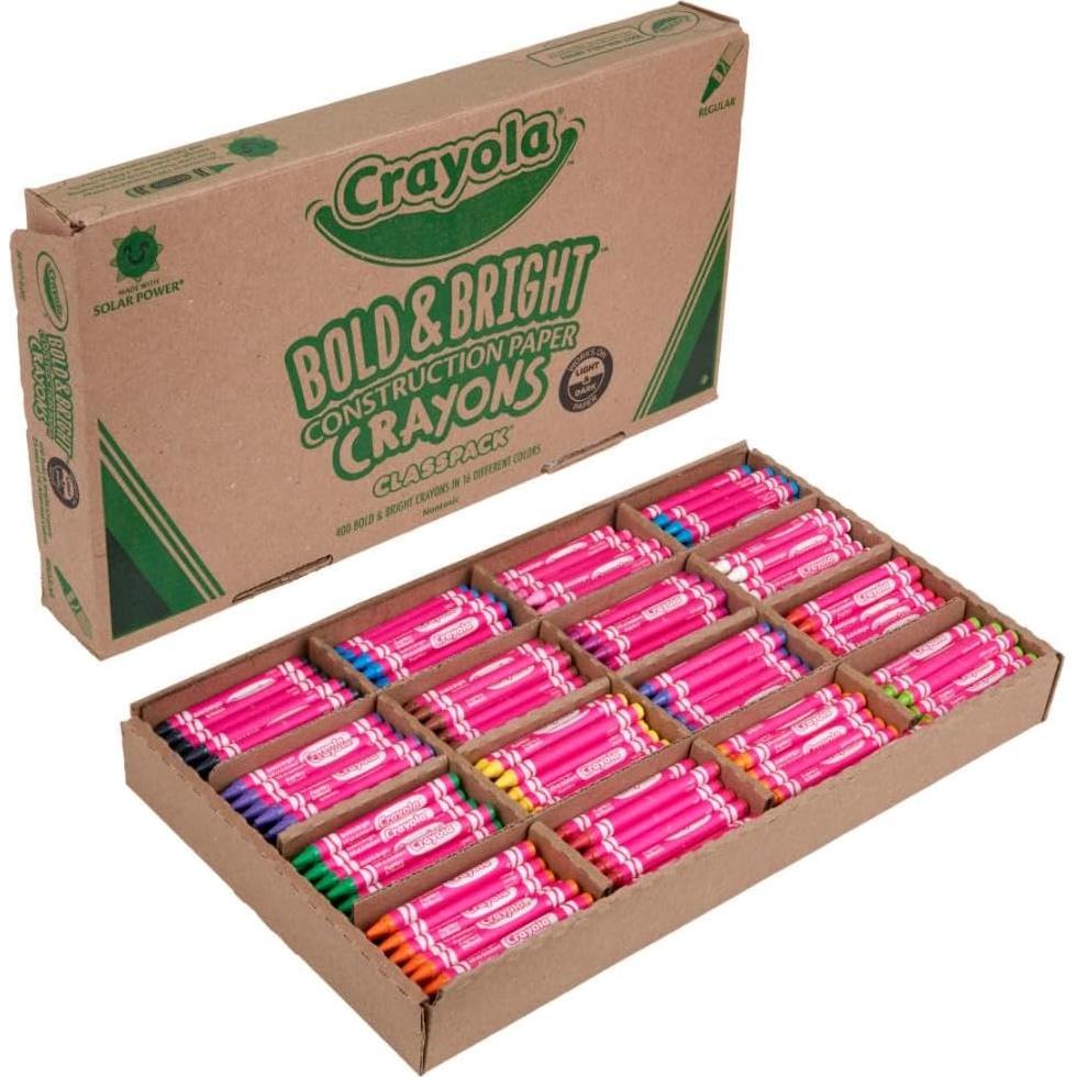 Crayones Crayola Classpack 400 piezas 16 colores variados