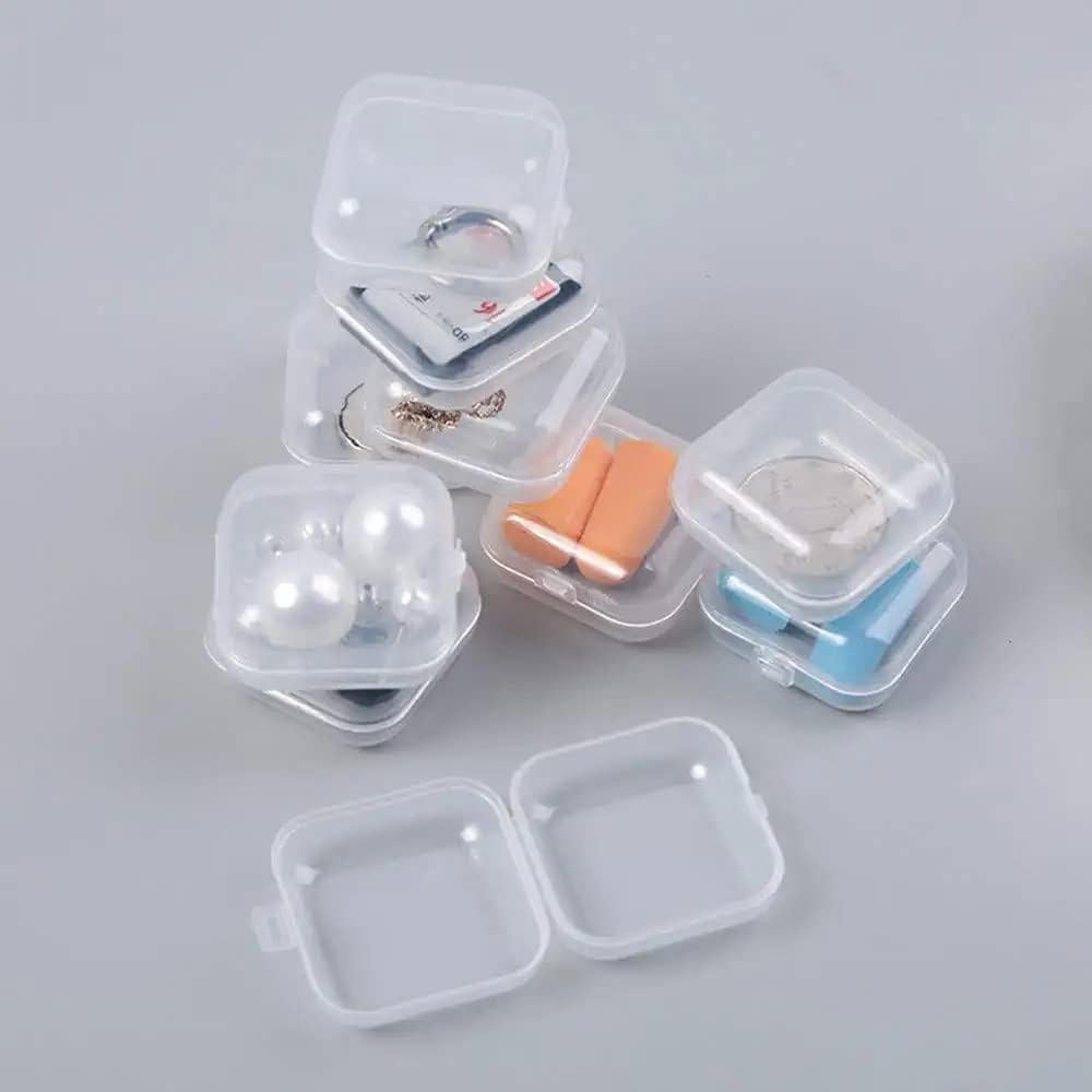 10 Cajas Plásticas Transparentes GBSTORE para Joyería 3.48 cm