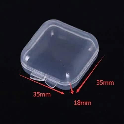 10 Cajas Plásticas Transparentes GBSTORE para Joyería 3.48 cm