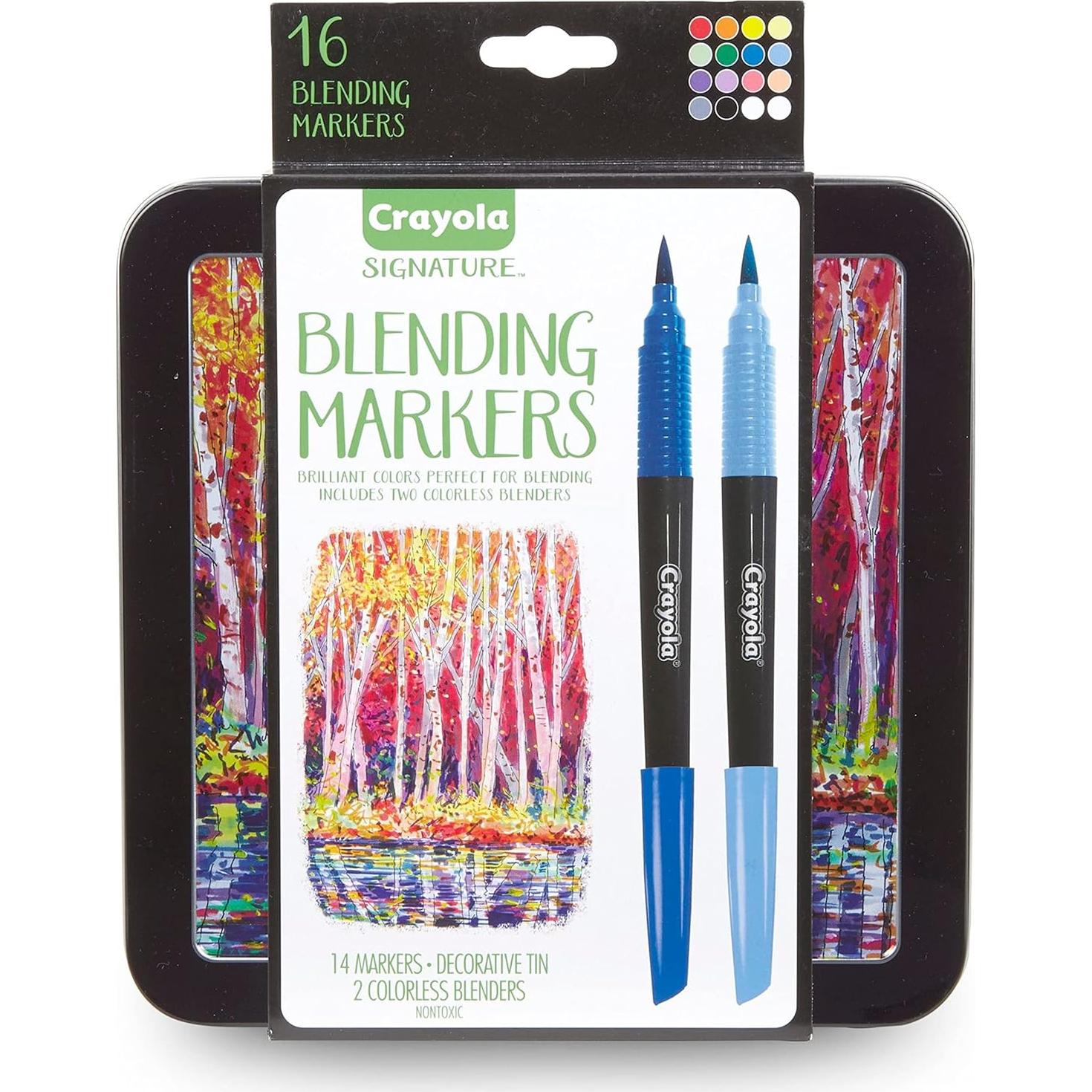 Kit de Marcadores Crayola 14 Colores y 2 Incoloros
