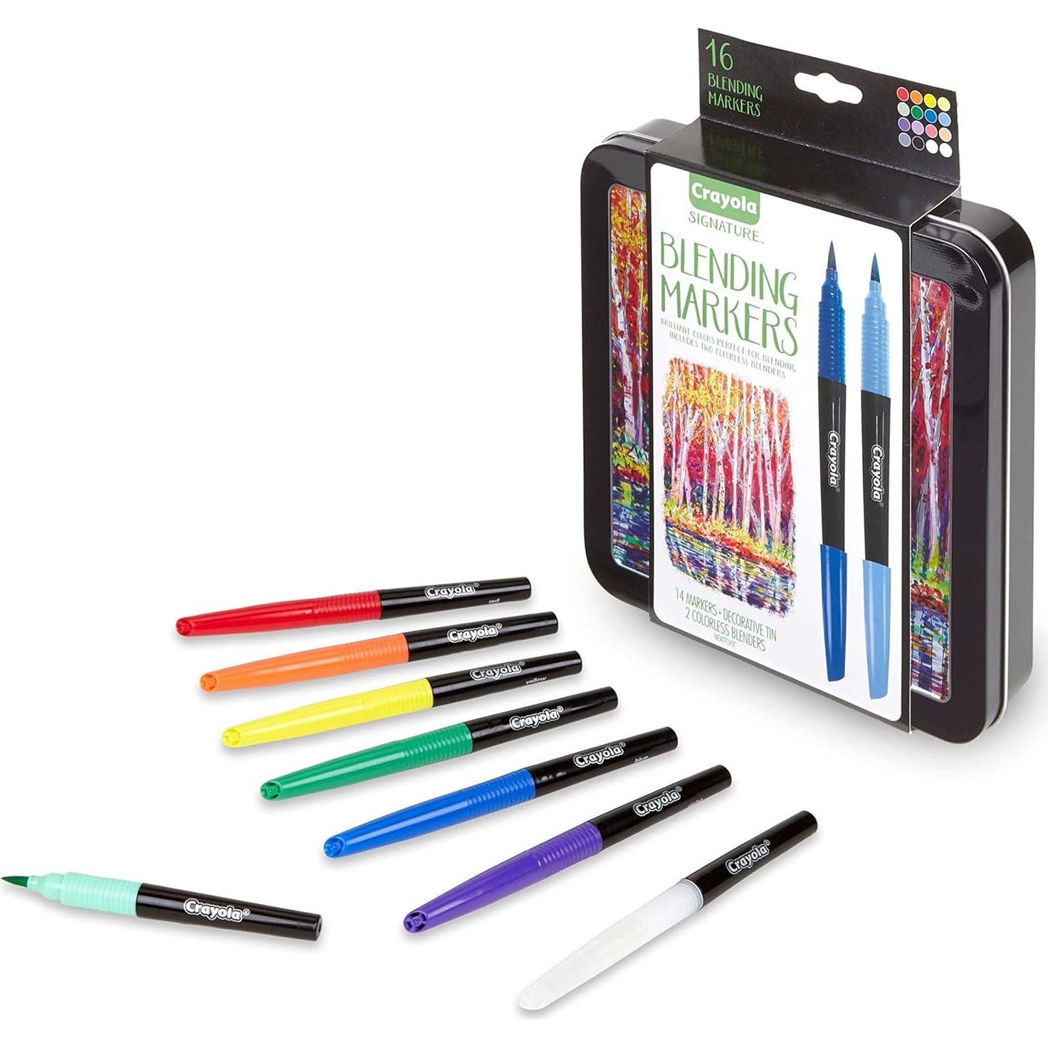 Kit de Marcadores Crayola 14 Colores y 2 Incoloros