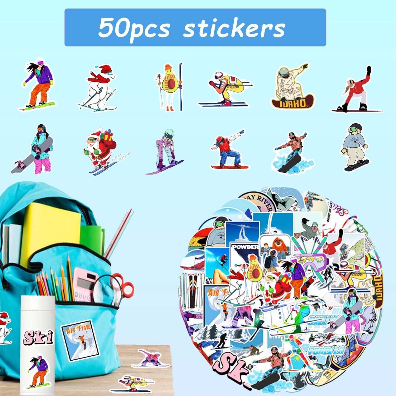 Set de Fiesta de Esquí 98PCS - Pulseras, Llaveros, Calcomanías