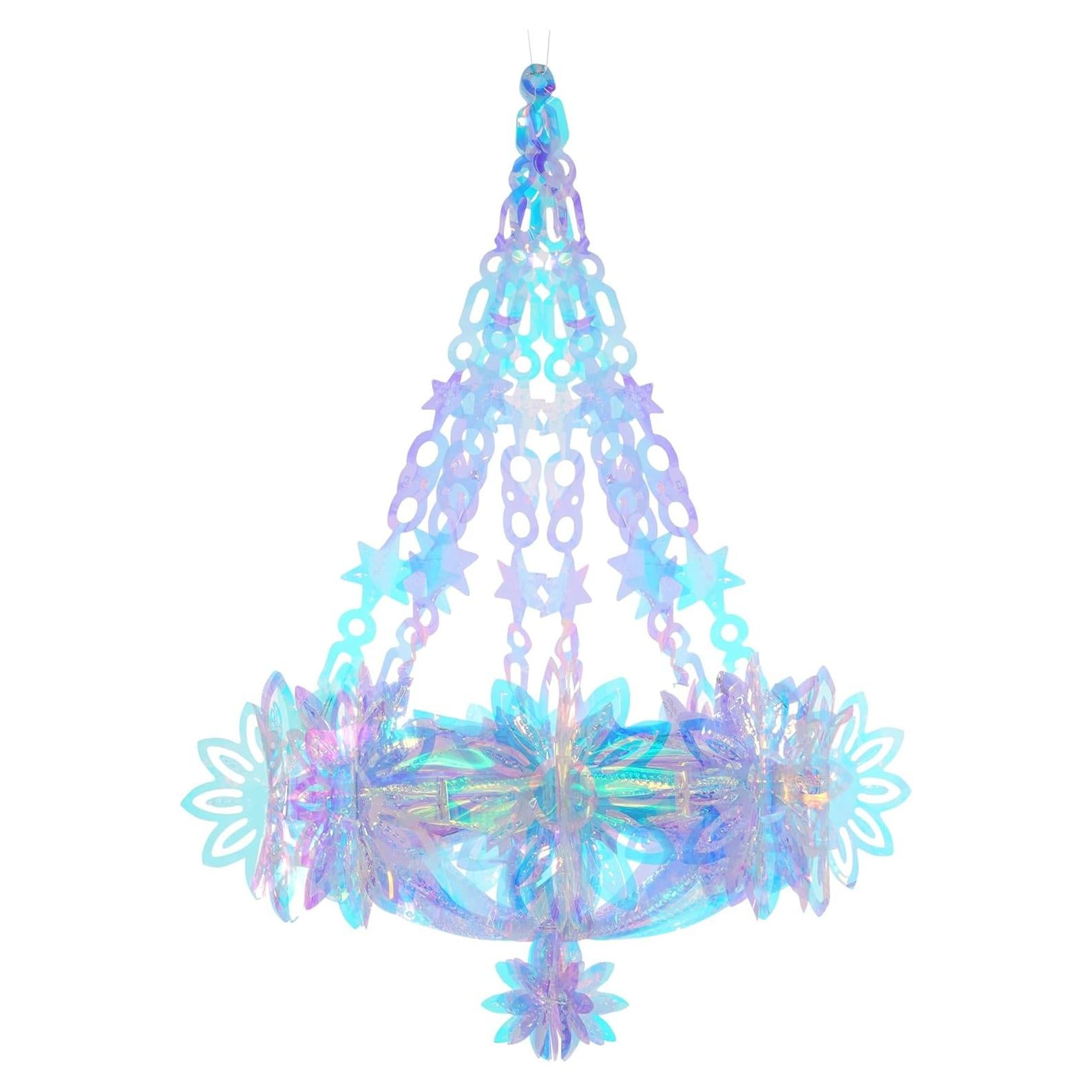Decoración Colgante Iridiscente Heliltd 3D para Fiesta