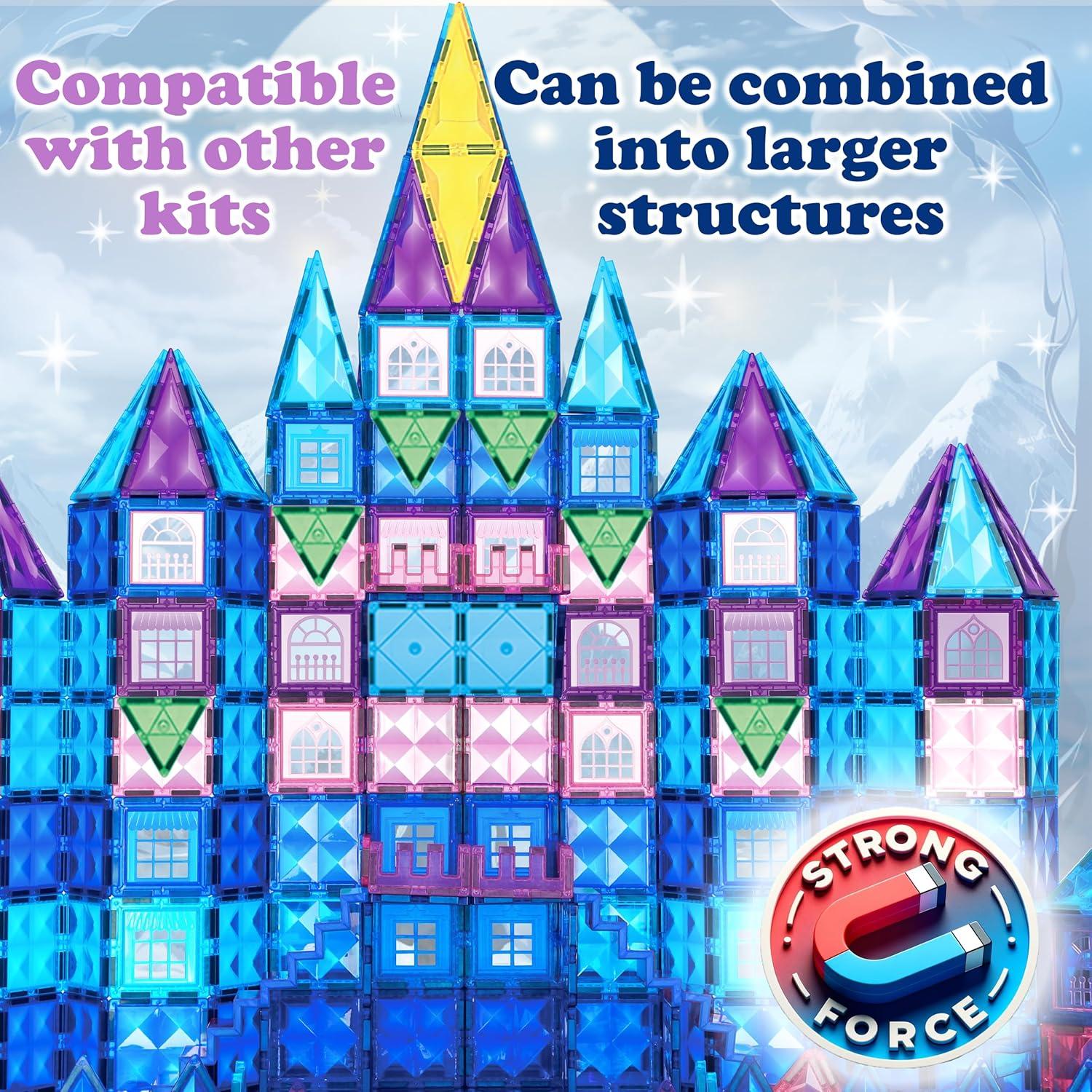 Bloques de Construcción Magnéticos Little Pi 206 Piezas