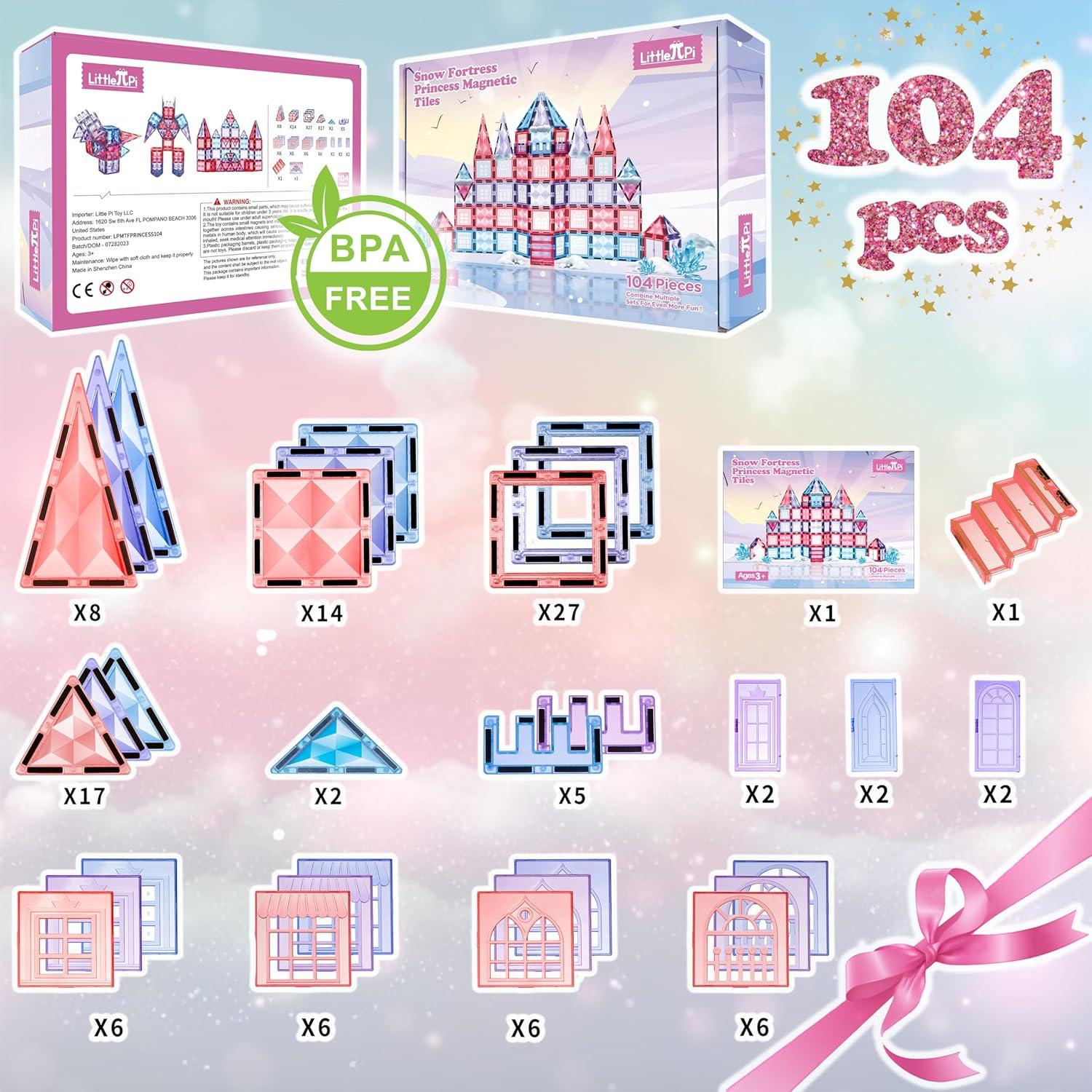 Bloques de Construcción Magnéticos Little Pi 206 Piezas