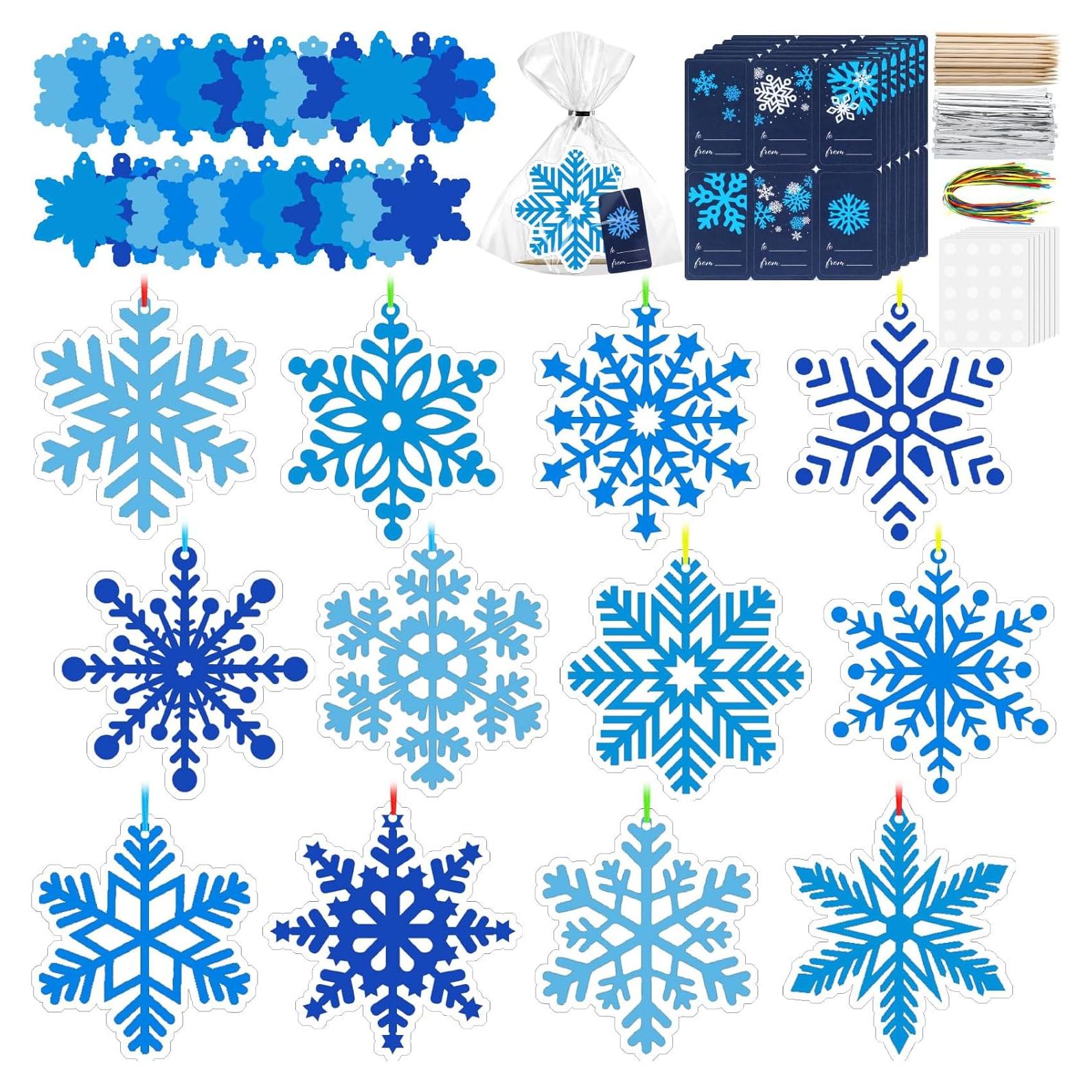 Kolldenn Kit de Adornos Navideños para Rascar 96 Piezas