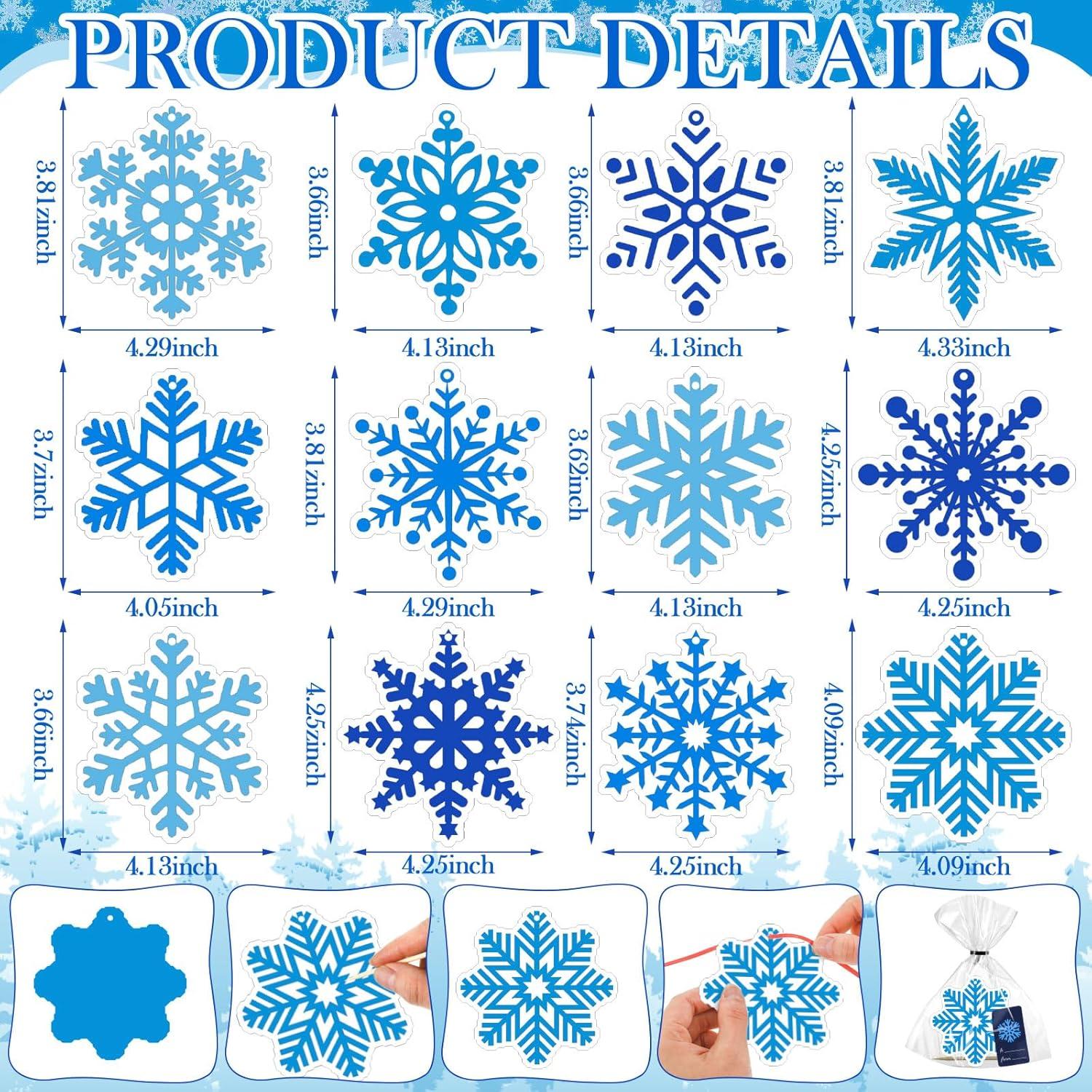 Kolldenn Kit de Adornos Navideños para Rascar 96 Piezas