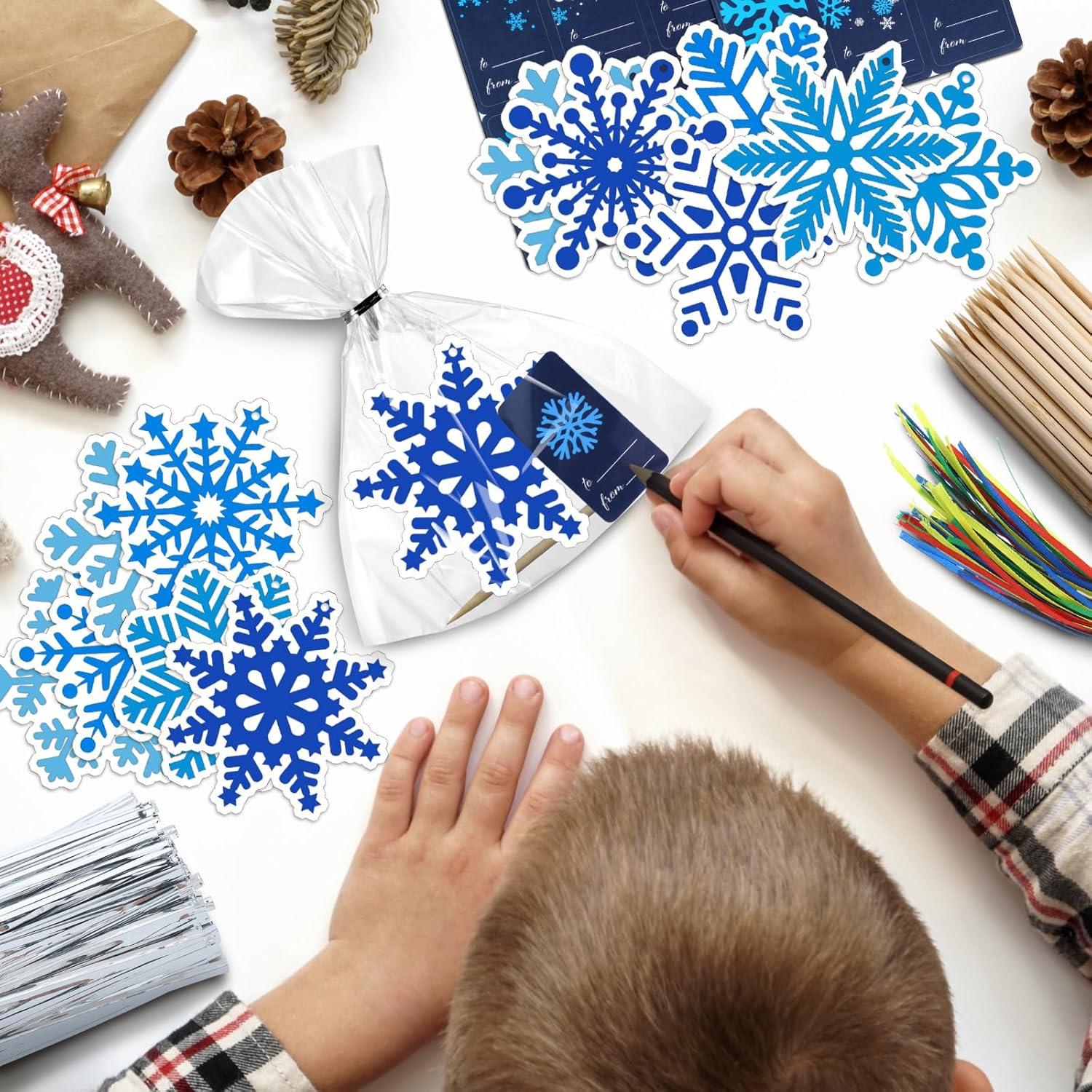 Kolldenn Kit de Adornos Navideños para Rascar 96 Piezas