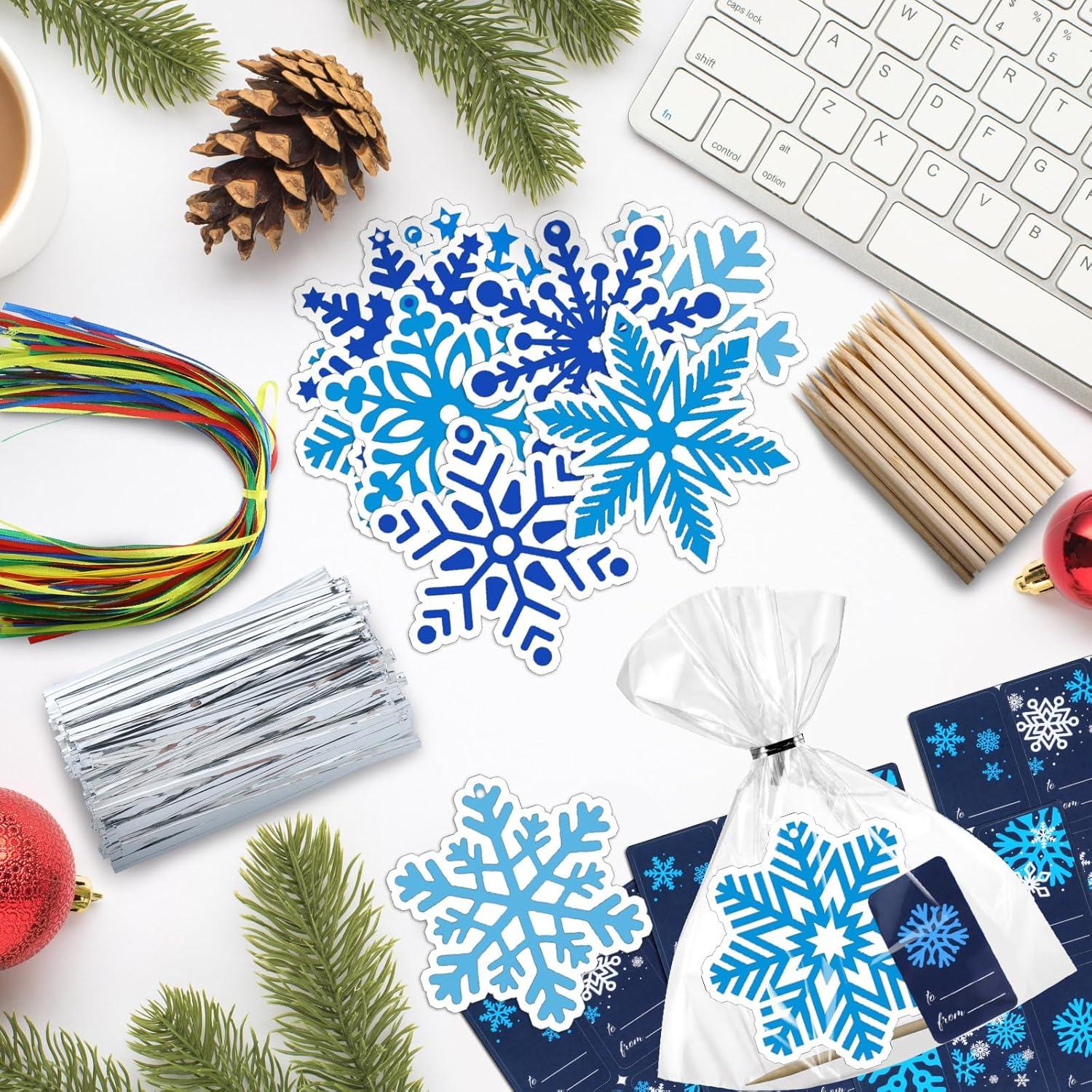 Kolldenn Kit de Adornos Navideños para Rascar 96 Piezas